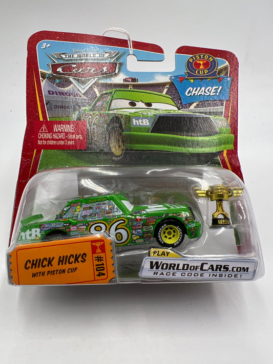 Disney Pixar The World Of Cars #104 CHASE Chick Hicks With Piston Cup 138A