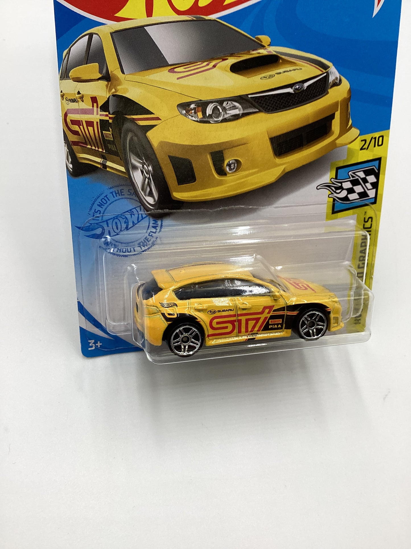 2021 Hot Wheels #68 Subaru WRX STI Yellow 89i