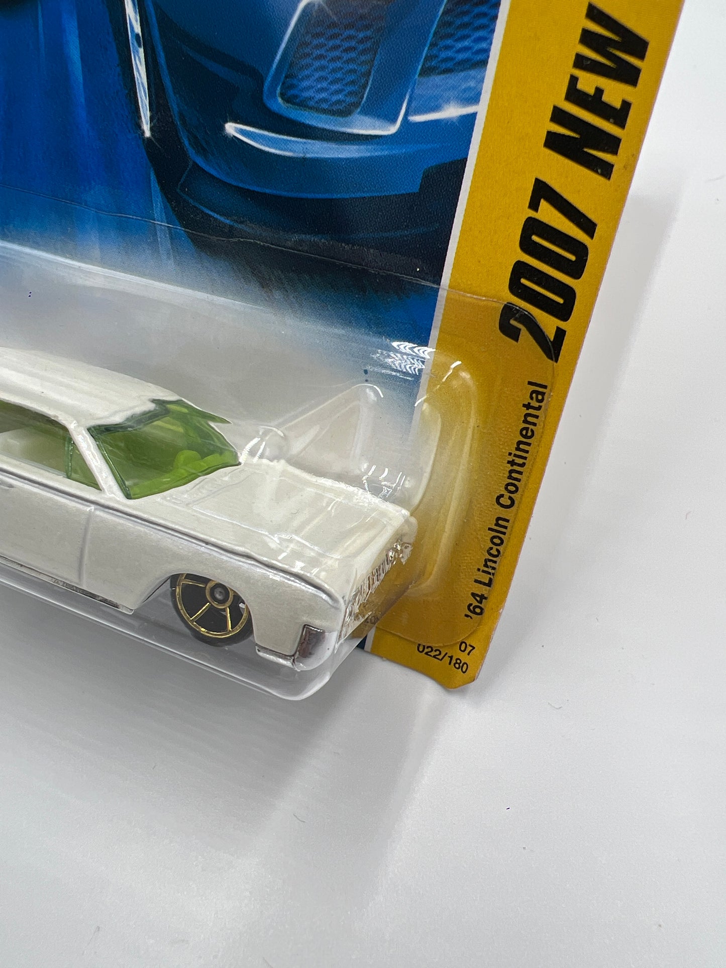 2007 Hot Wheels New Models #022 64 Lincoln Continental White 56A