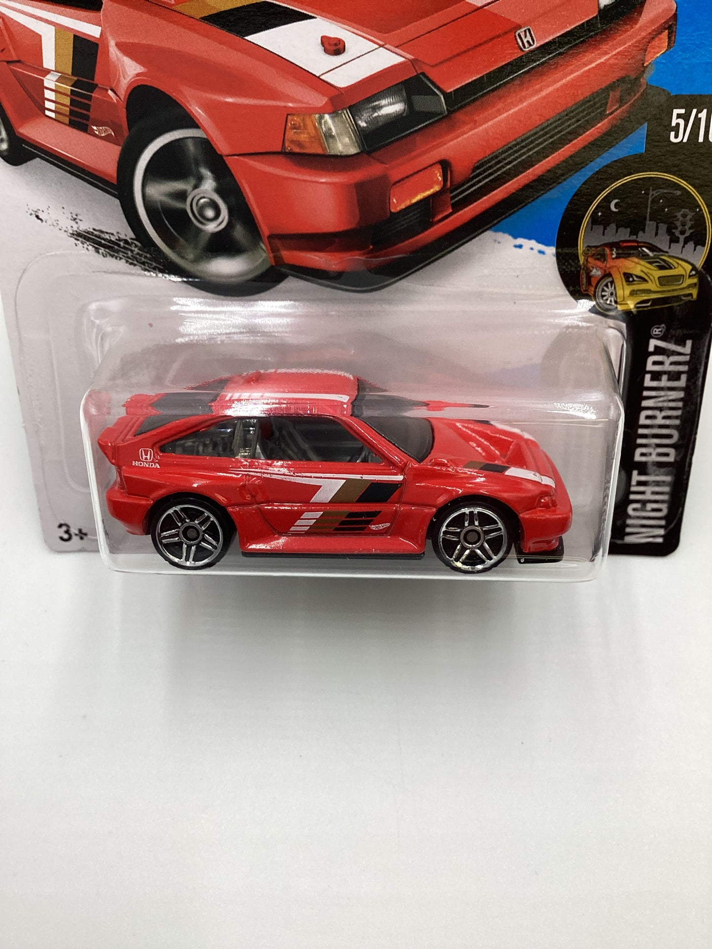 2016 Hot Wheels #82 1985 Honda CR-X Red 77G