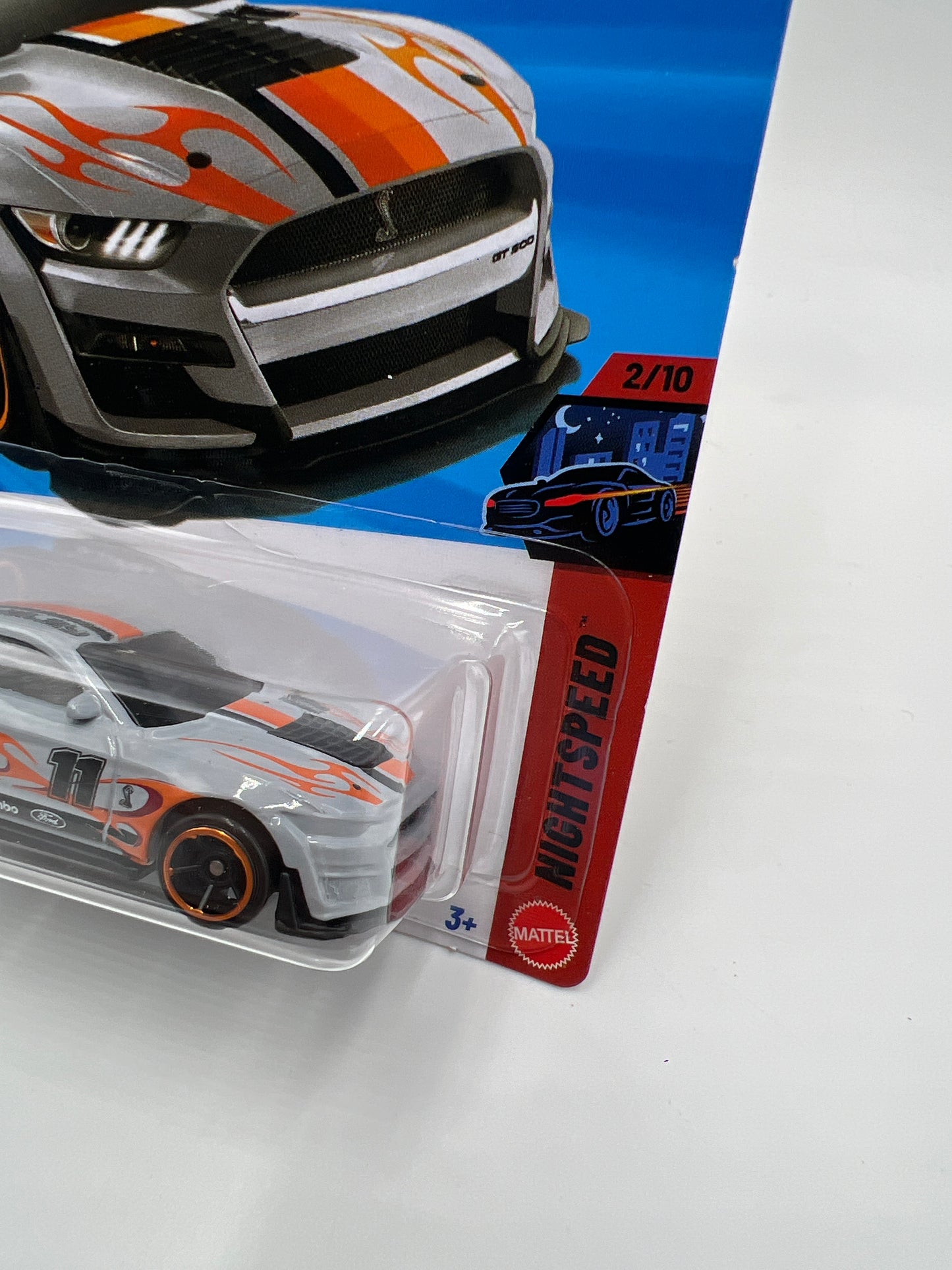 2026 Hot Wheels A Case Nightspeed #10 2020 Ford Mustang Shelby GT500 Gray 22B