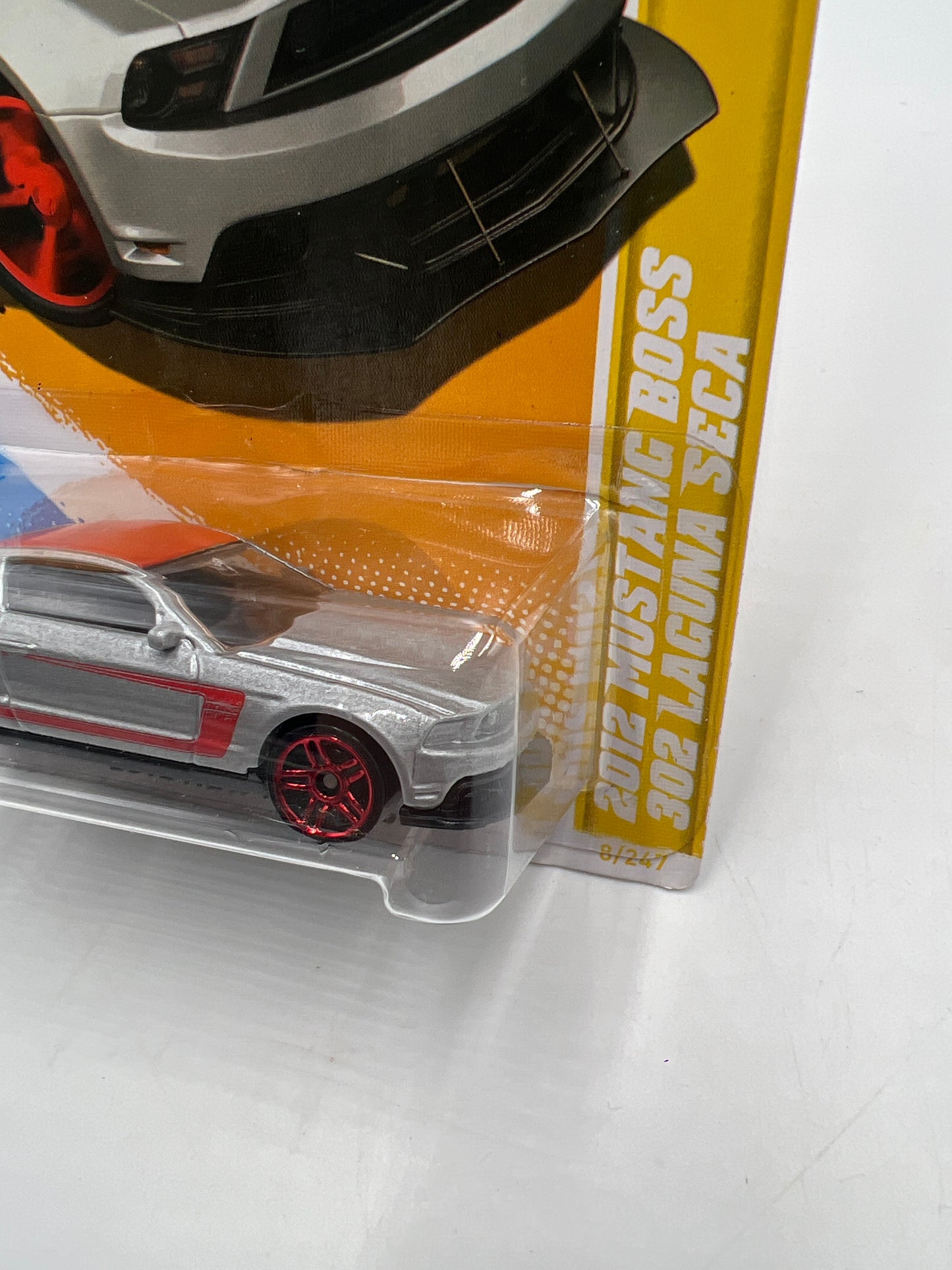 2012 Hot Wheels New Models #8 2012 Mustang Boss 302 Laguna Seca Silver 32D