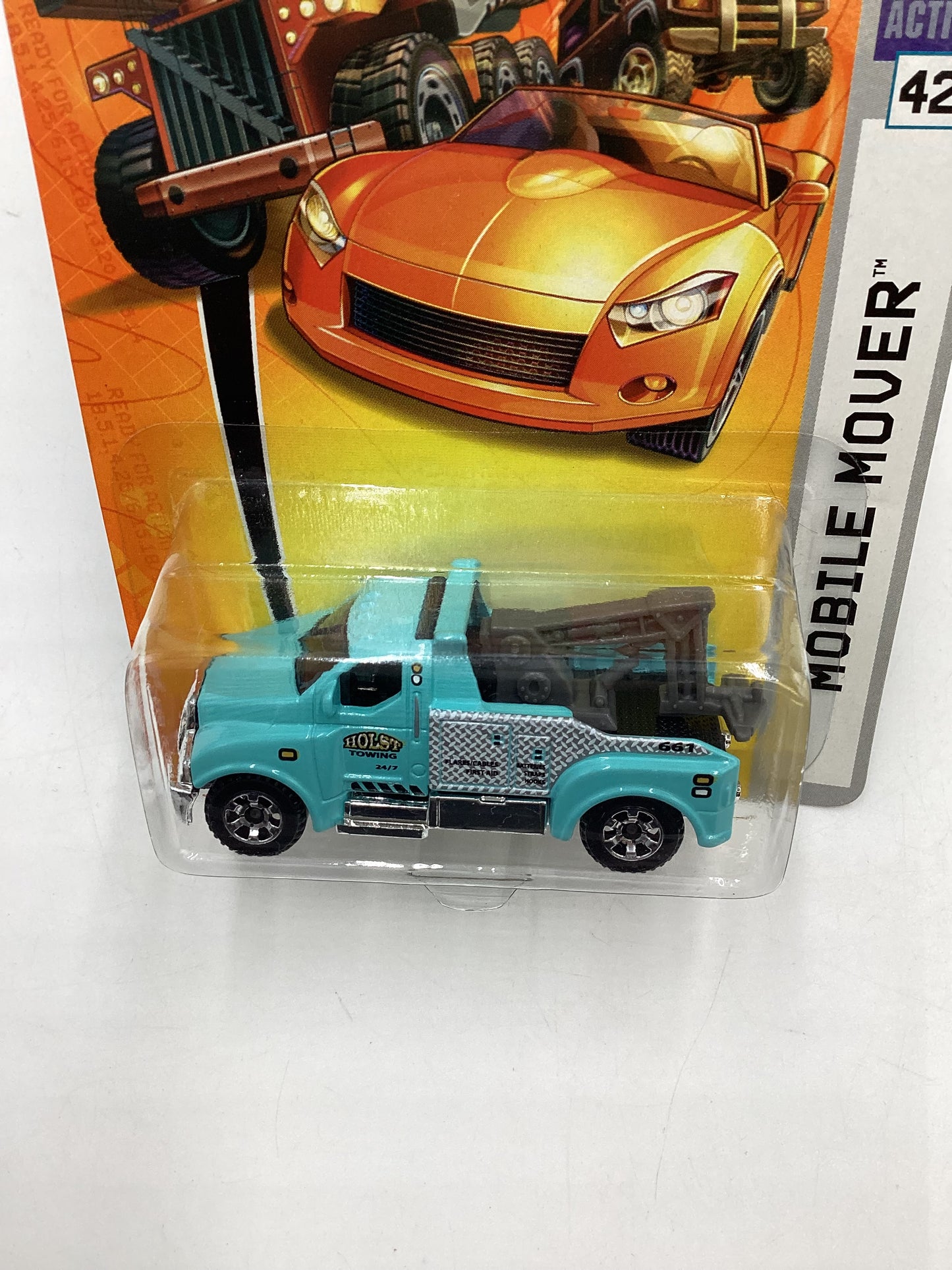 Matchbox #43 MBX Metal Mobile Mover Light Blue 207E