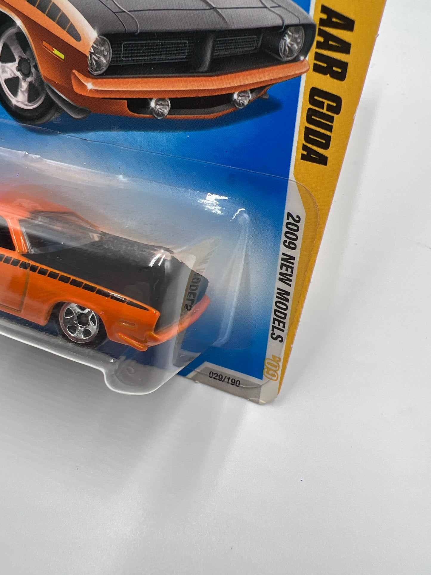 2009 Hot Wheels New Models #29 70 Plymouth AAR Cuda Orange 48F