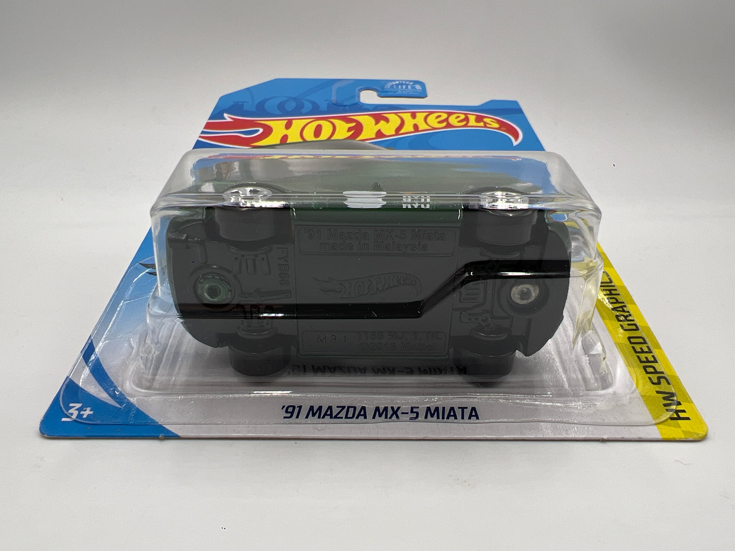 2019 Hot Wheels GameStop Exclusive 91 Mazda MX-5 Miata Green W/Protector