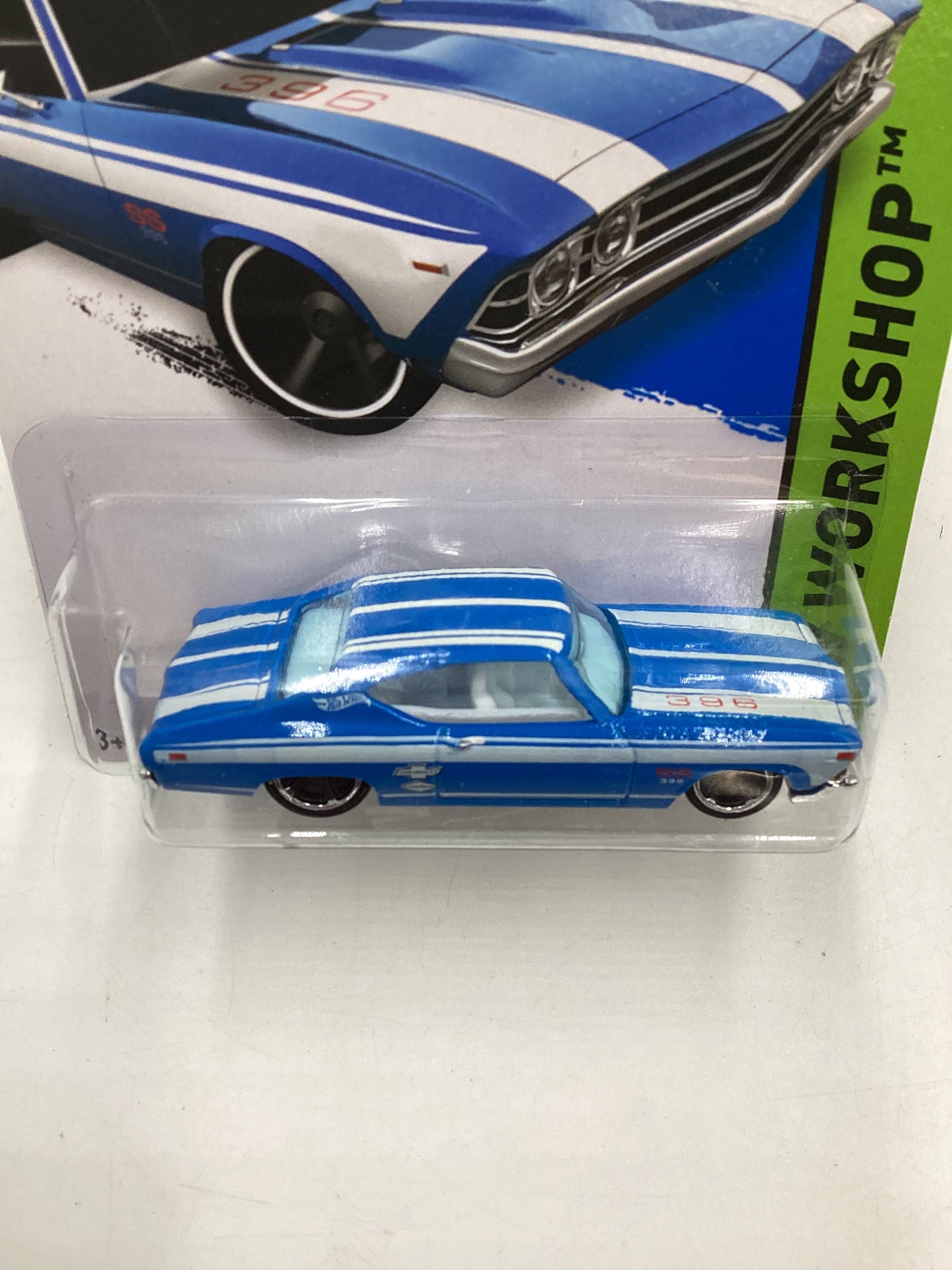 2015 Hot Wheels Kmart Exclusive #231 69 Chevelle SS 396 Blue 161D