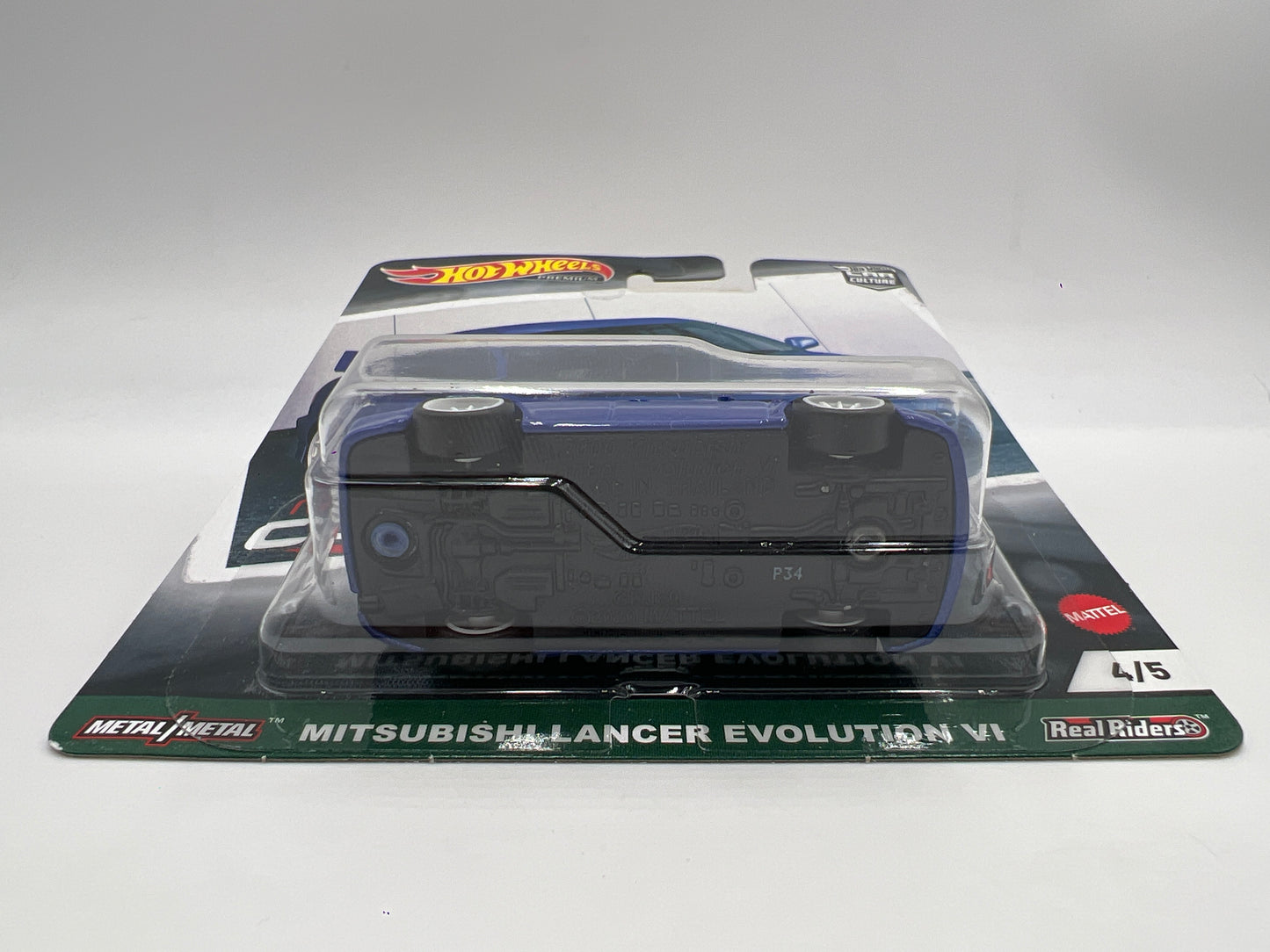 Hot Wheels Premium Modern Classics #4 Mitsubishi Lancer Evolution VI Blue 254A