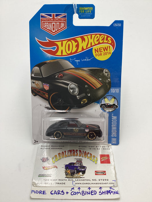 2016 Hot Wheels #120 Porsche 365A Outlaw Black 99B