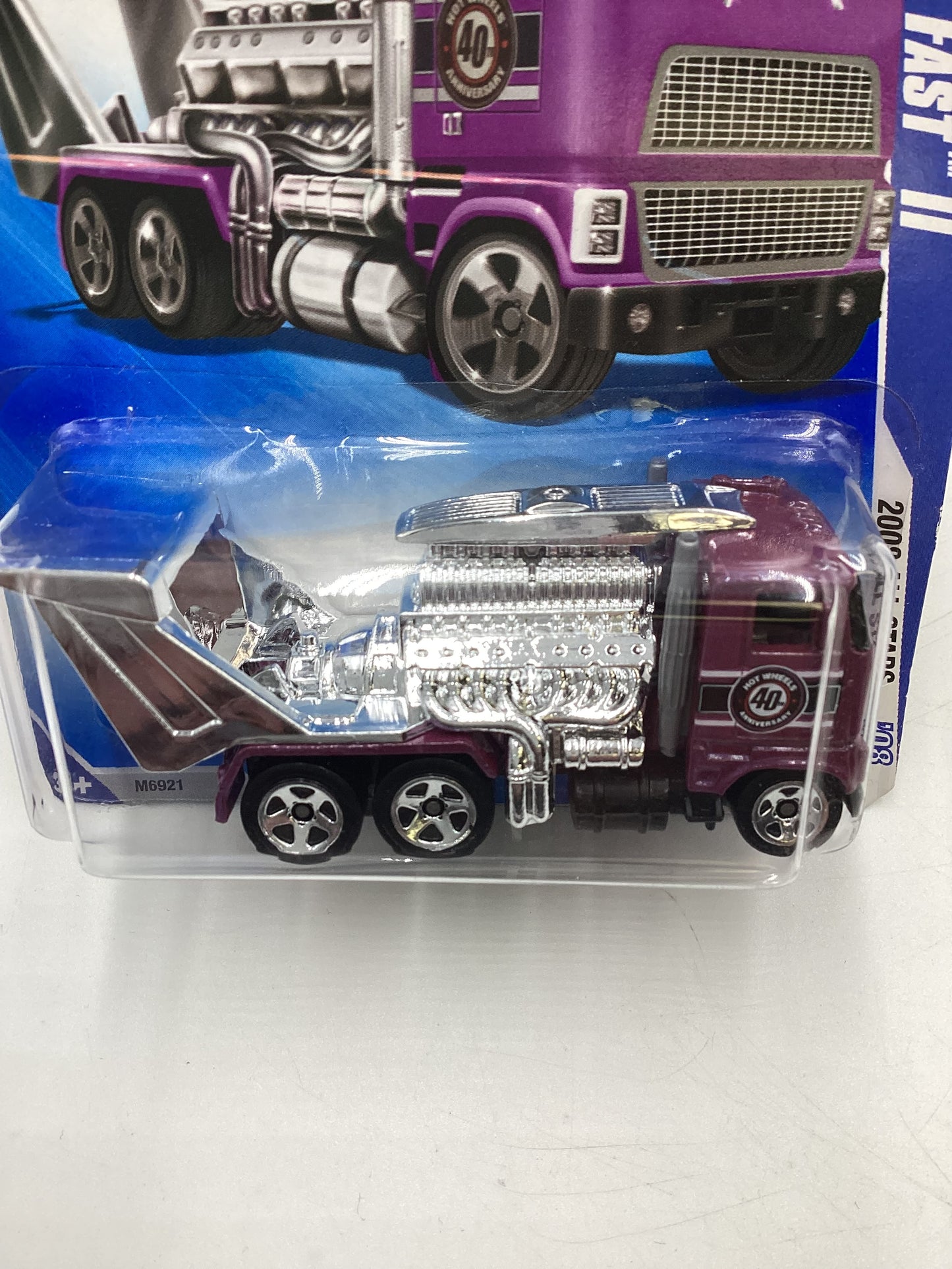 2008 Hot Wheels All Stars #55 Semi Fast II Purple AA1