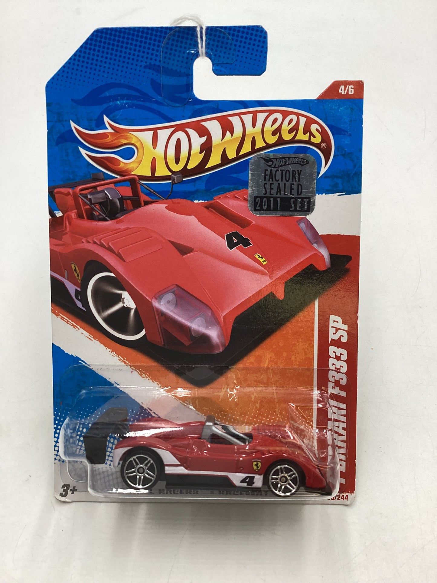 2011 Hot Wheels #220 Ferrari F333 SP Red Factory Sealed