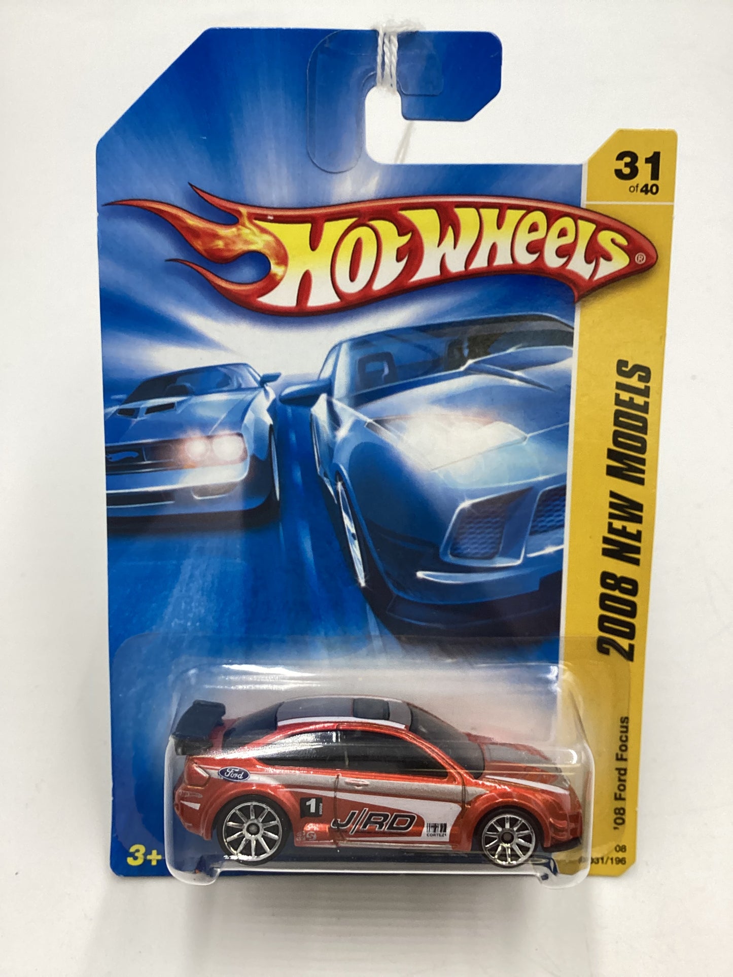 2008 Hot Wheels New Models #31 08 Ford Focus Orange 20i