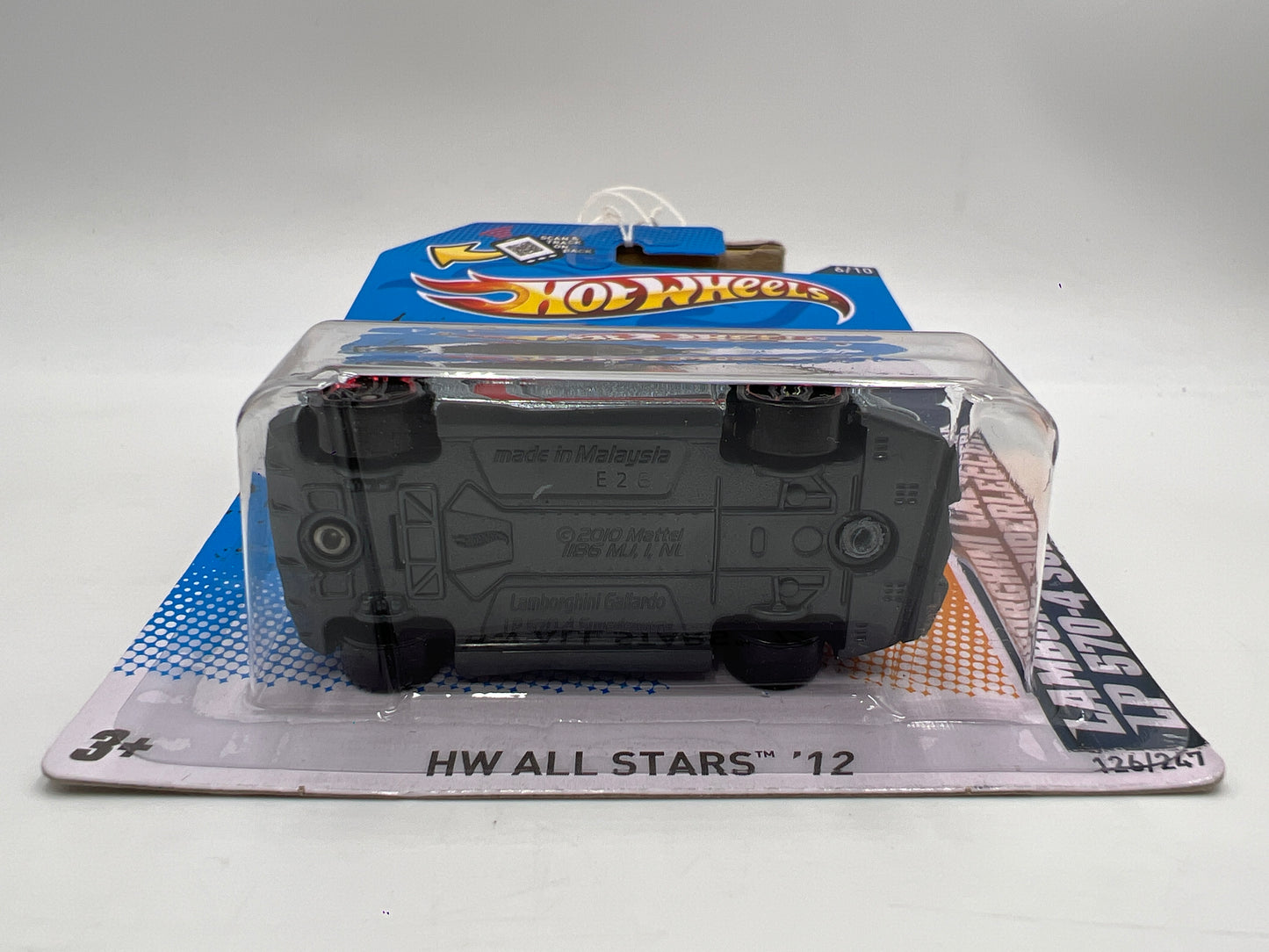 2012 Hot Wheels All Stars #126 Lamborghini Gallardo LP 570-4 SuperLeggera Silver