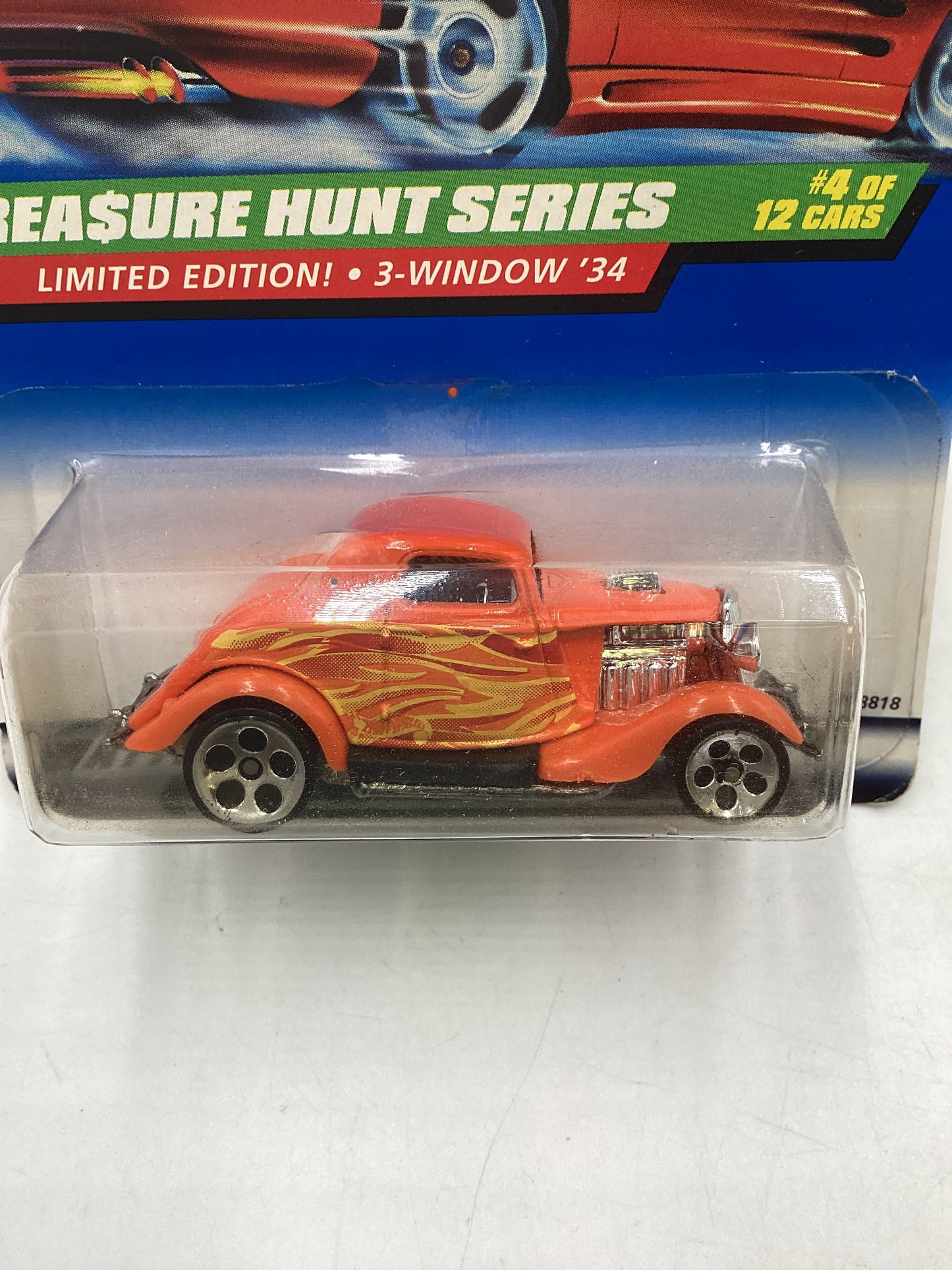 1998 Hot Wheels Treasure Hunt 4/12 3-Window 34 #752 277O