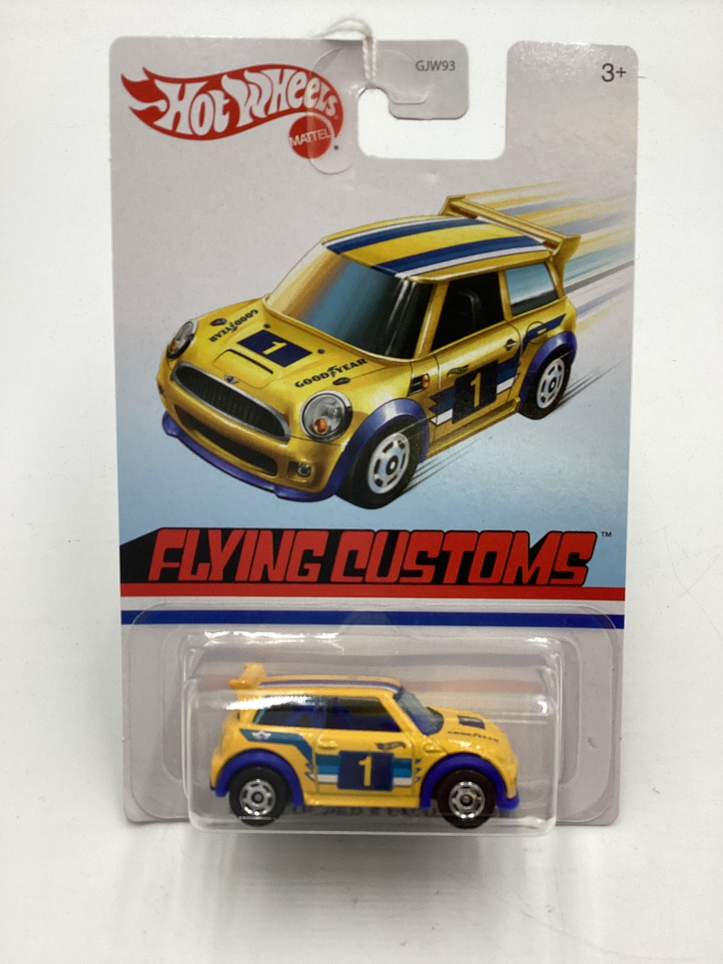 Hot Wheels Target Exclusive Flying Customs Mini Cooper S Challenge Yellow 156H