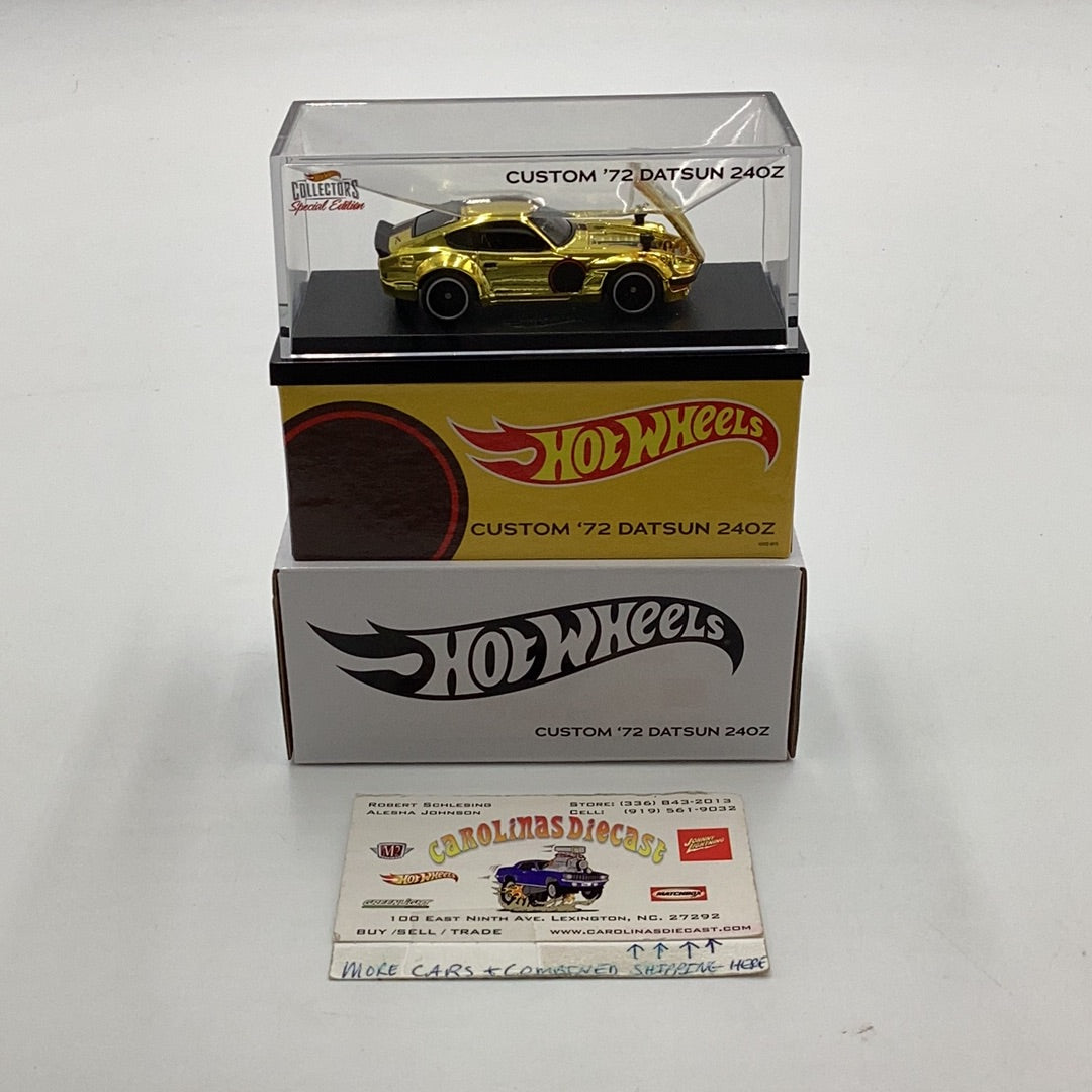 2021 Hot Wheels RLC Custom ‘72 Datsun 240z Gold 06817/25000