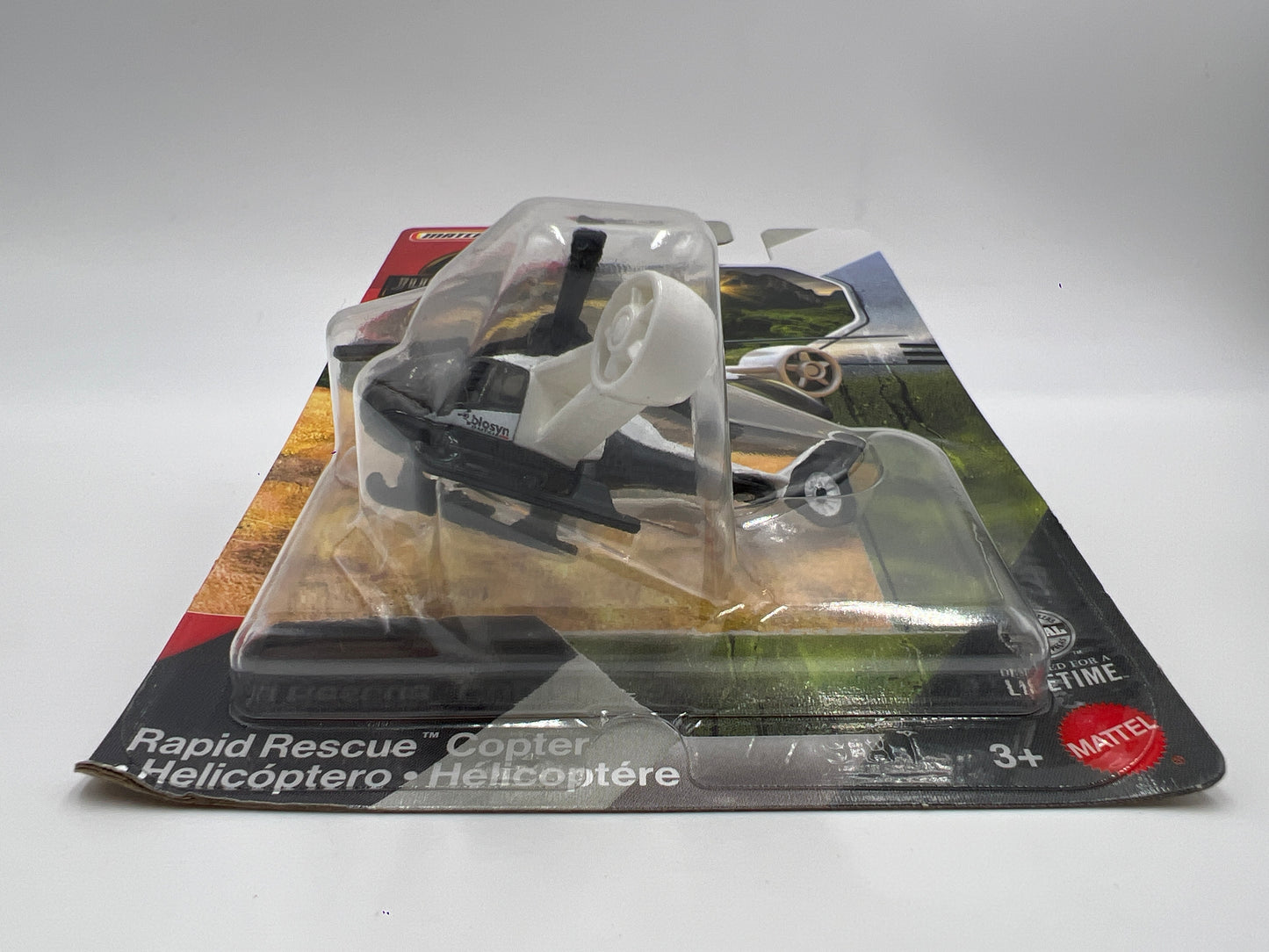 2025 Matchbox Jurassic World Rebirth Rapid Rescue Copter White 160i