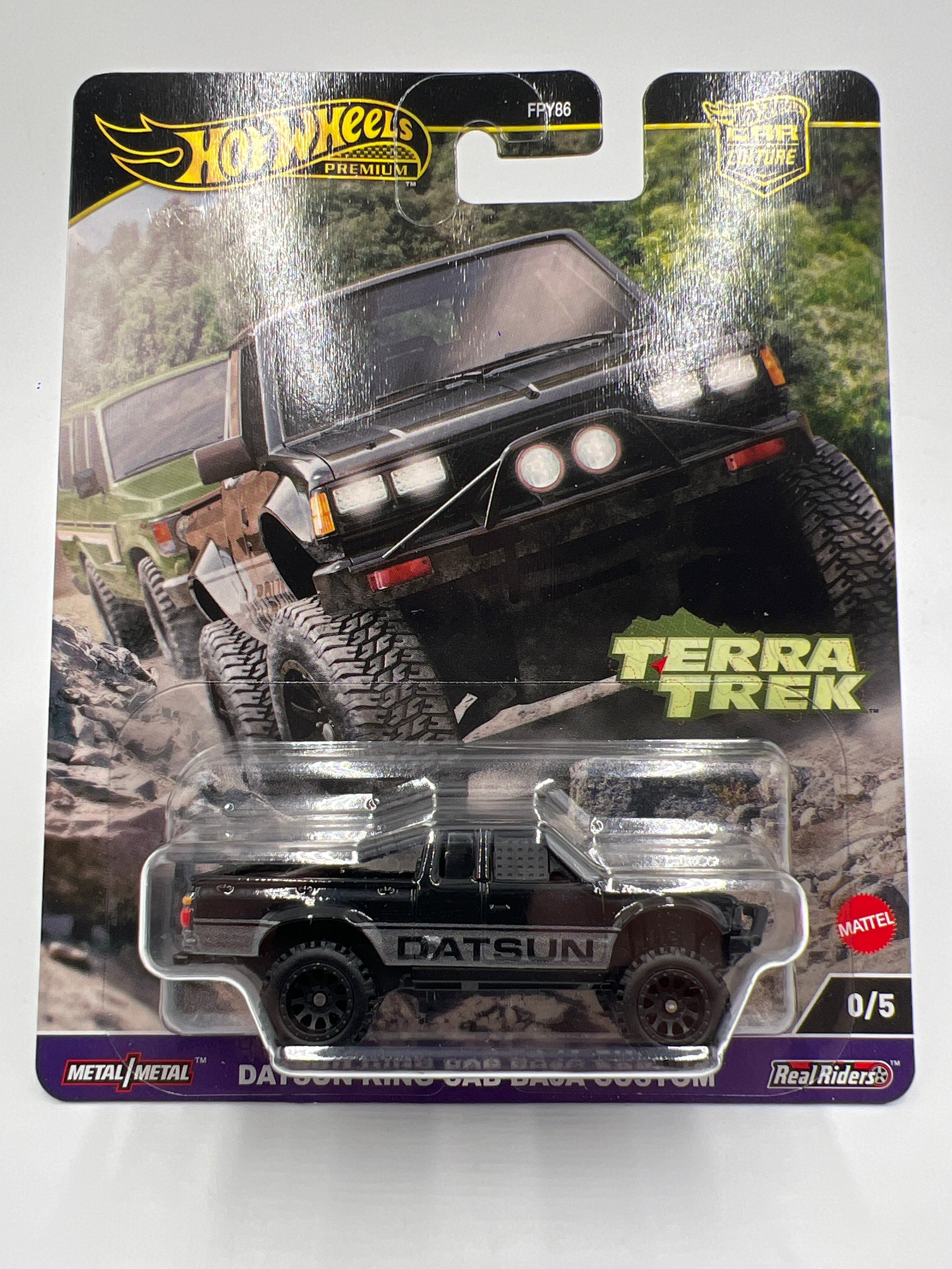 Hot Wheels Premium Car Culture Terra Trek CHASE #0 Datsun King Cab