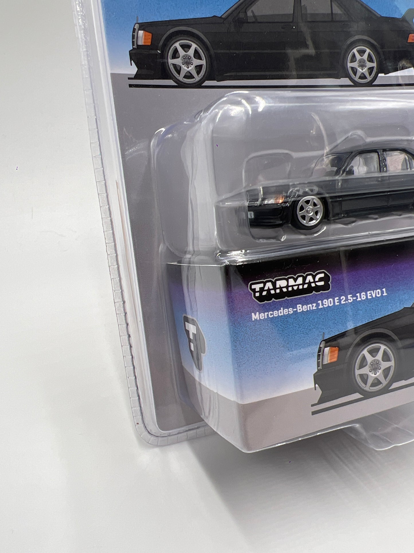 Tarmac Works x Global 64 Mijo Exclusives Mercedes-Benz 190 E 2.5-16 EVO 1 Black