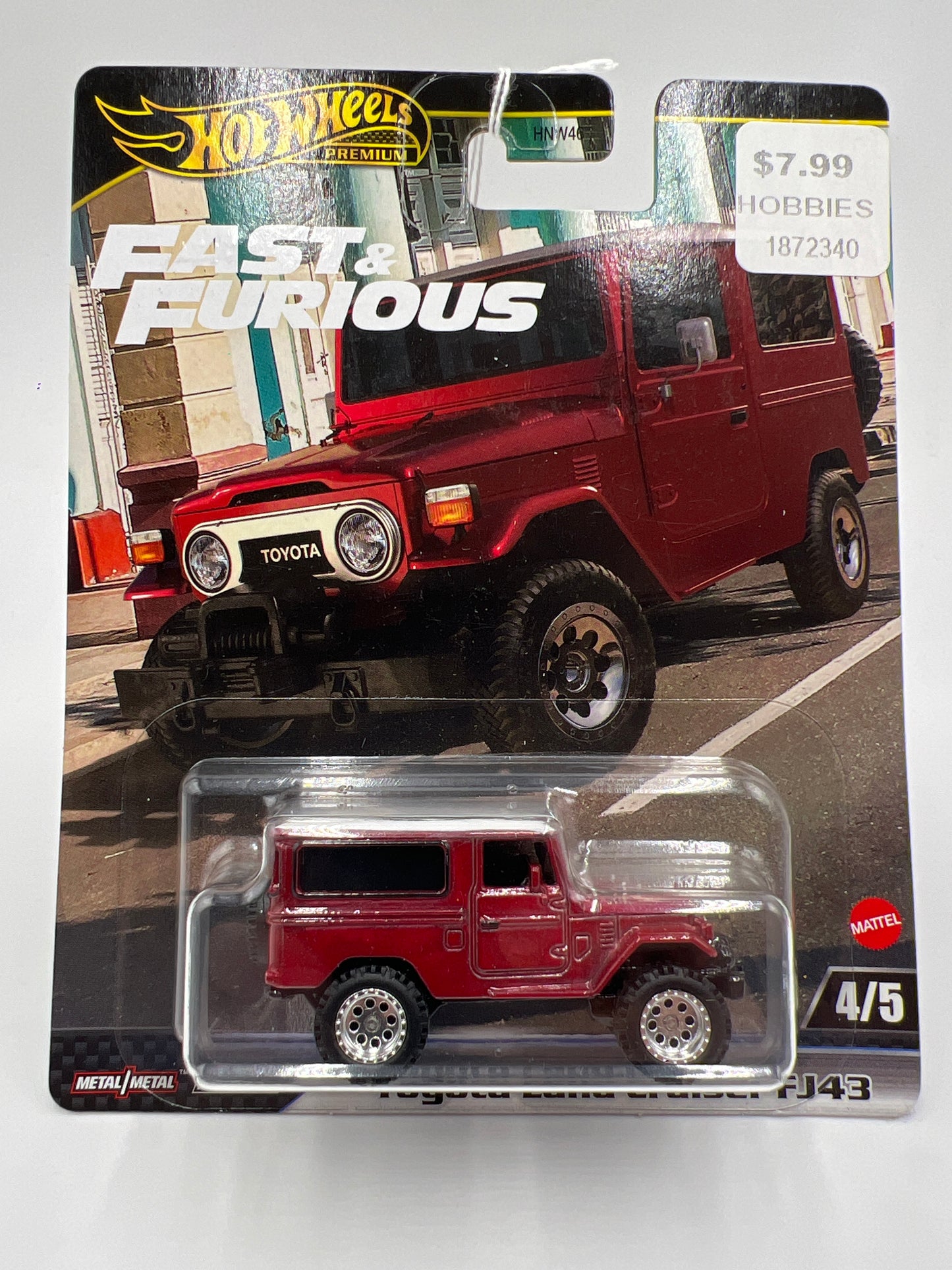 Hot Wheels Premium Fast & Furious #4 Toyota Land Cruiser FJ43 Red 246H