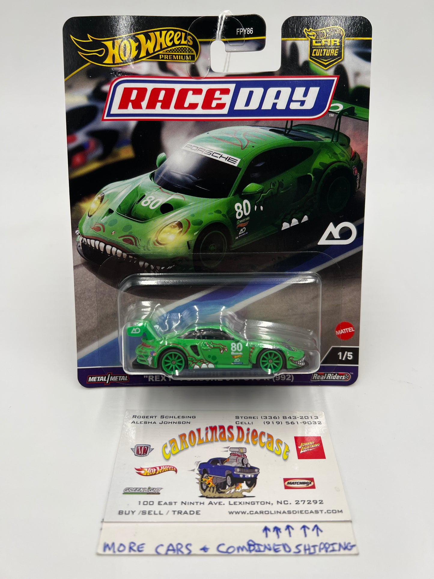 2024 HW Gold Label Premium Race Day #1 Rexy Porsche 911 GT3 R 992 Green 243C