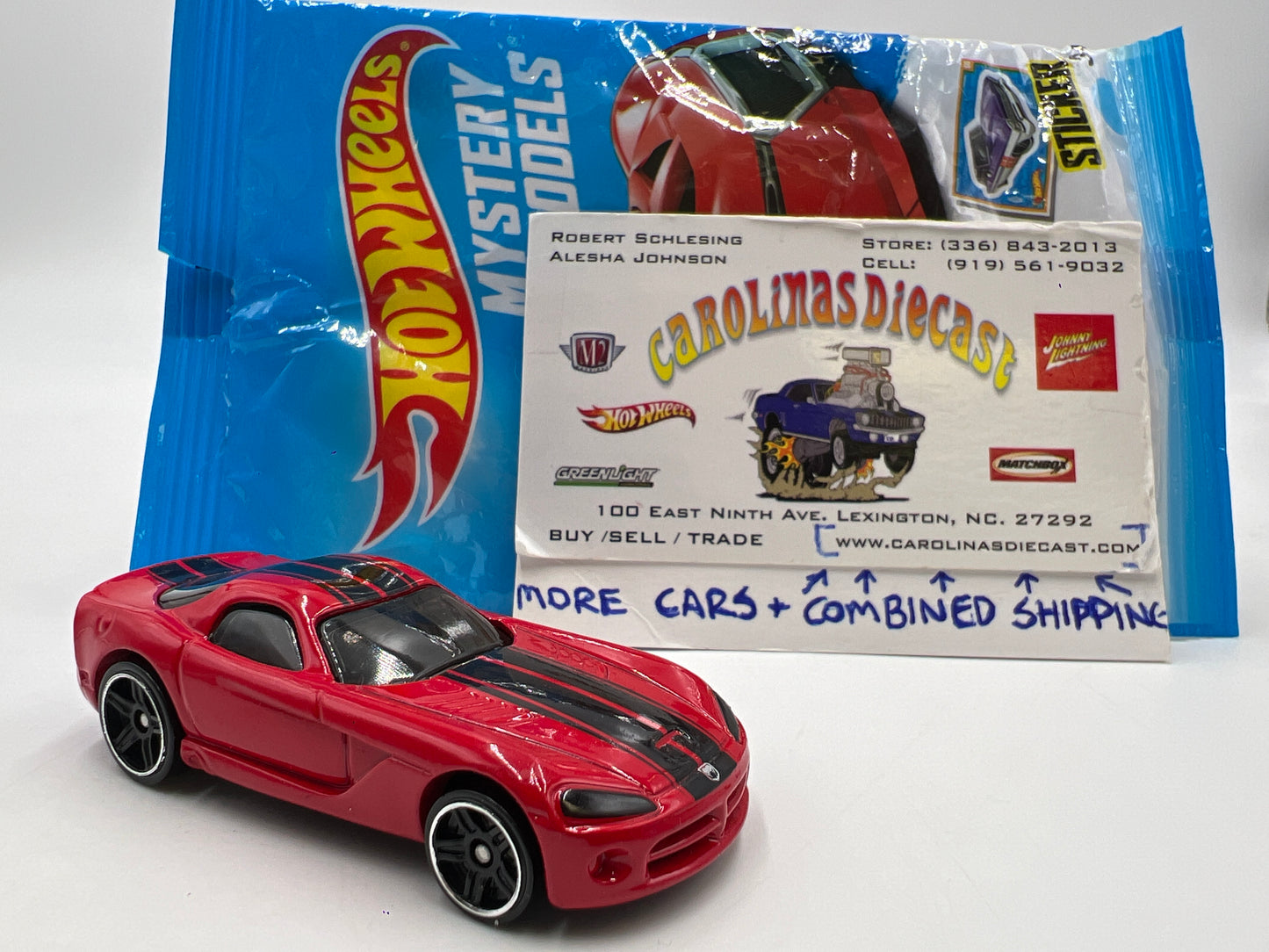 2015 Hot Wheels Mystery Models Series 1 #6 06 Dodge Viper SRT-10 Red