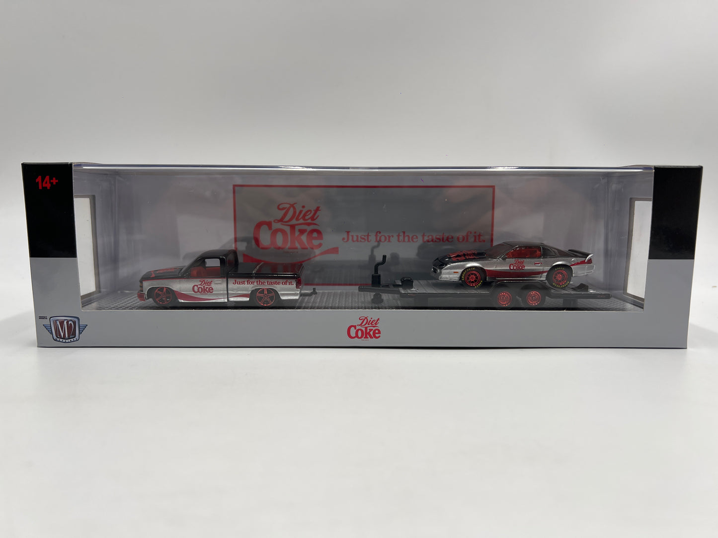 M2 Machines Auto Haulers CHASE Diet Coke 1992 Chevrolet C1500 SS 454 & 1985 Chevrolet Camaro IROC-Z TW26
