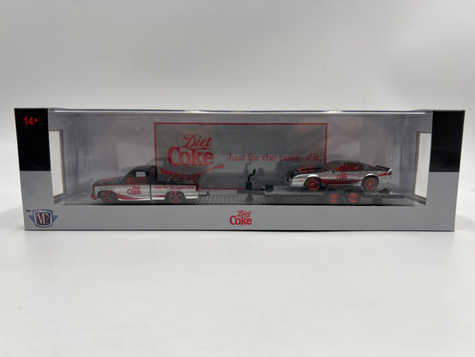 M2 Machines Auto Haulers CHASE Diet Coke 1992 Chevrolet C1500 SS 454 & 1985 Chevrolet Camaro IROC-Z TW26