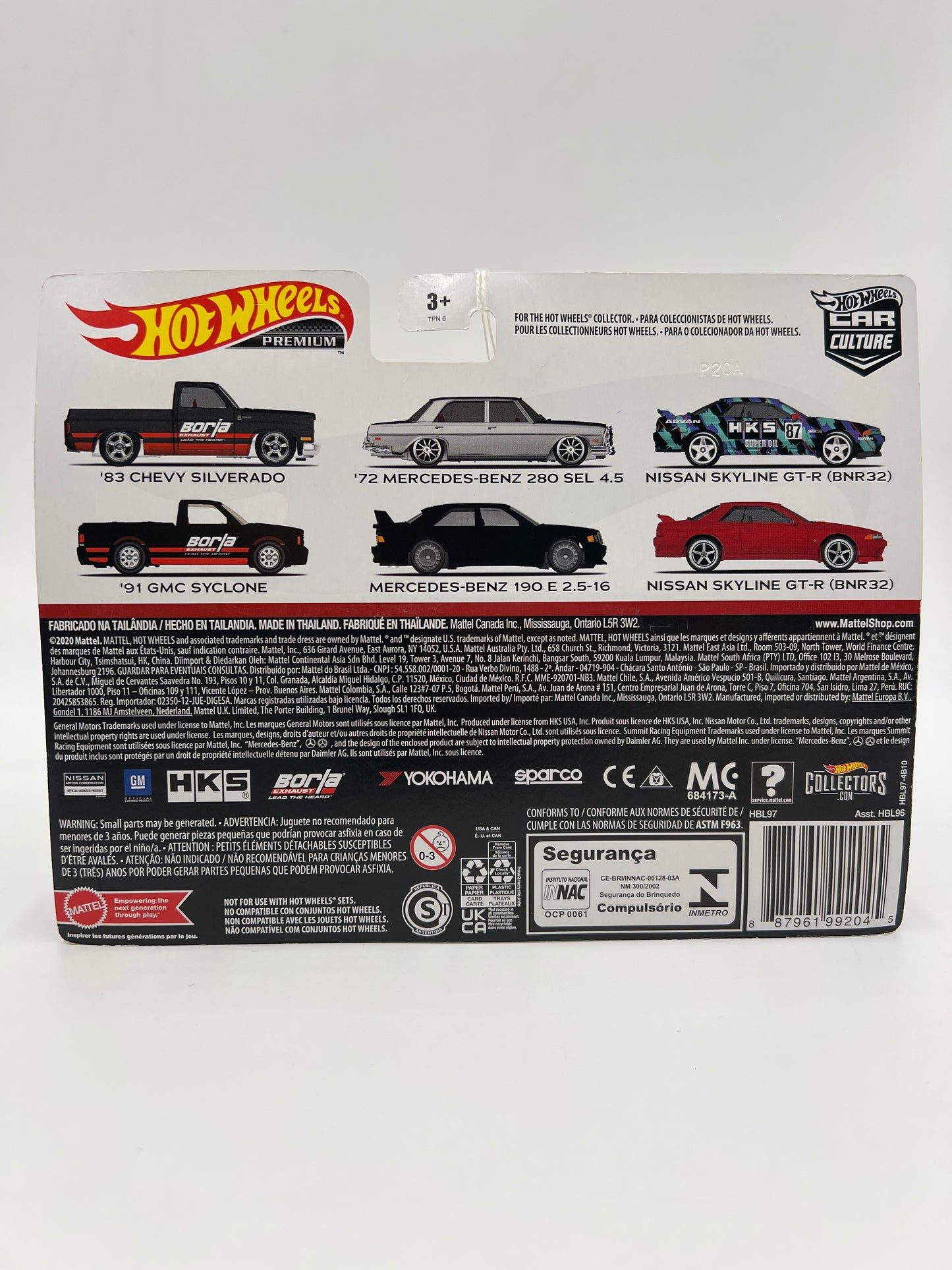 Hot Wheels Premium Target 2 Pack Nissan Skyline GT-R BNR32 / HKS Blister Not Perfect 282A