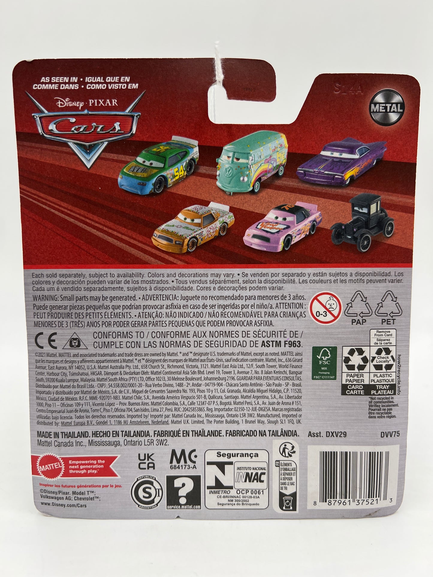 Disney Pixar Cars Misti Motorkrass Blue 137F