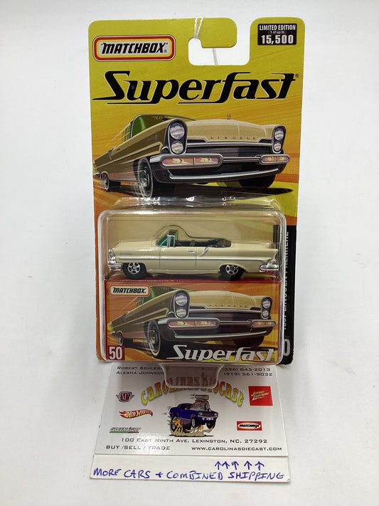 Matchbox 2005 Superfast #50 1957 Lincoln Premiere 170i