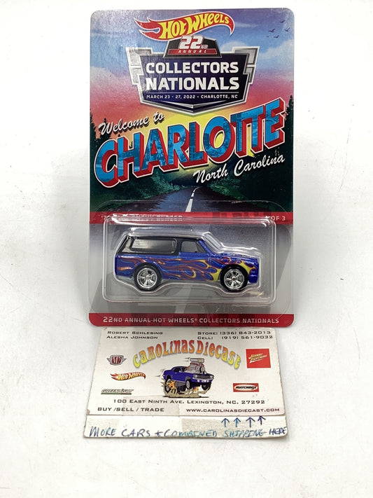 Hot wheels 22nd annual collectors Nationals 70 Chevy Blazer #797/6200 with protector