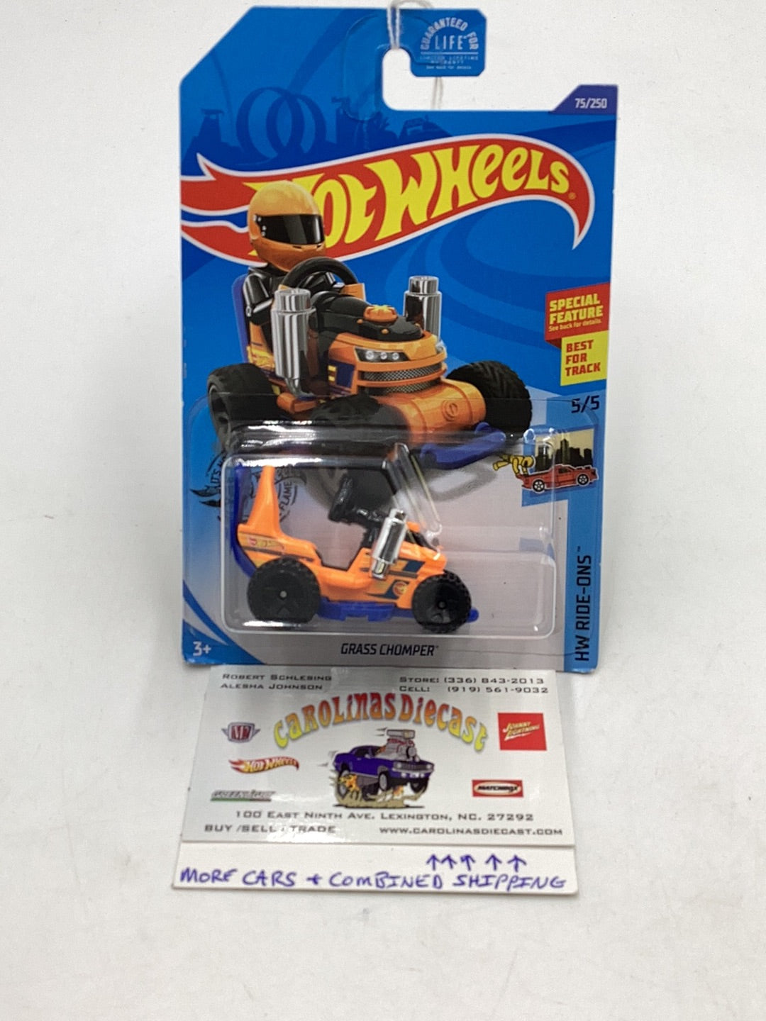 2020 HOT WHEELS TREASURE HUNT #75 Grass Chomper 276F