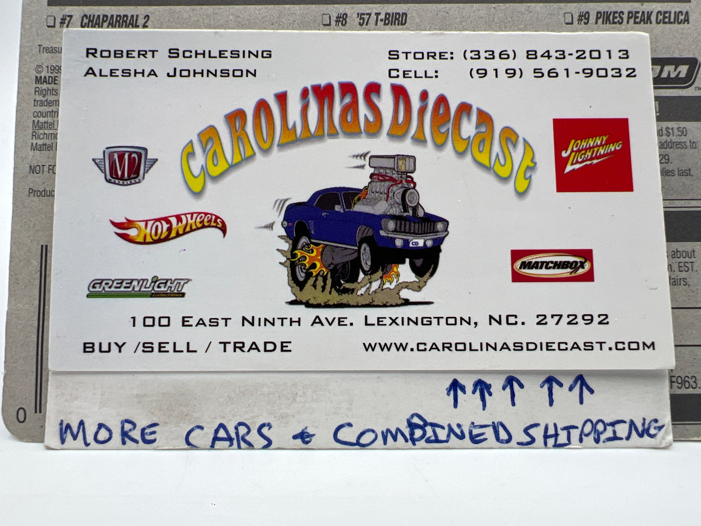 2000 Hot Wheels Treasure Hunt Real Riders #55 Chaparral 2 Blue 275E