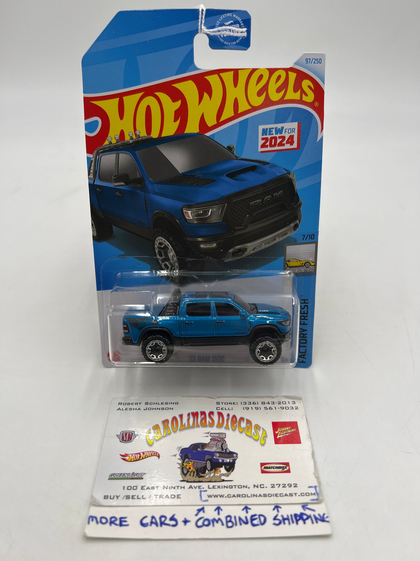 2024 Hot Wheels N Case #97 23 Ram 1500 Blue 39C