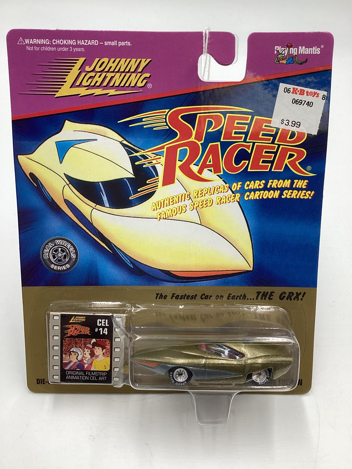 Johnny Lightning Speed Racer CEL #14 GRX The Fastest Car Gold 186A