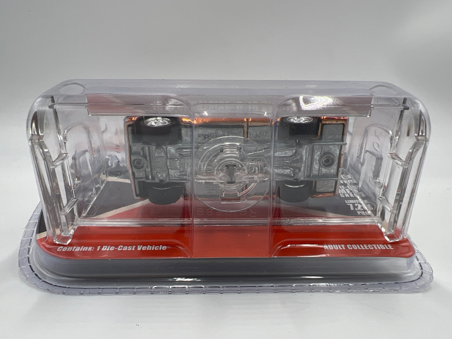Greenlight Mijo Exclusives CHROME CHASE 1972 Chevrolet C10 Short Bed Orange
