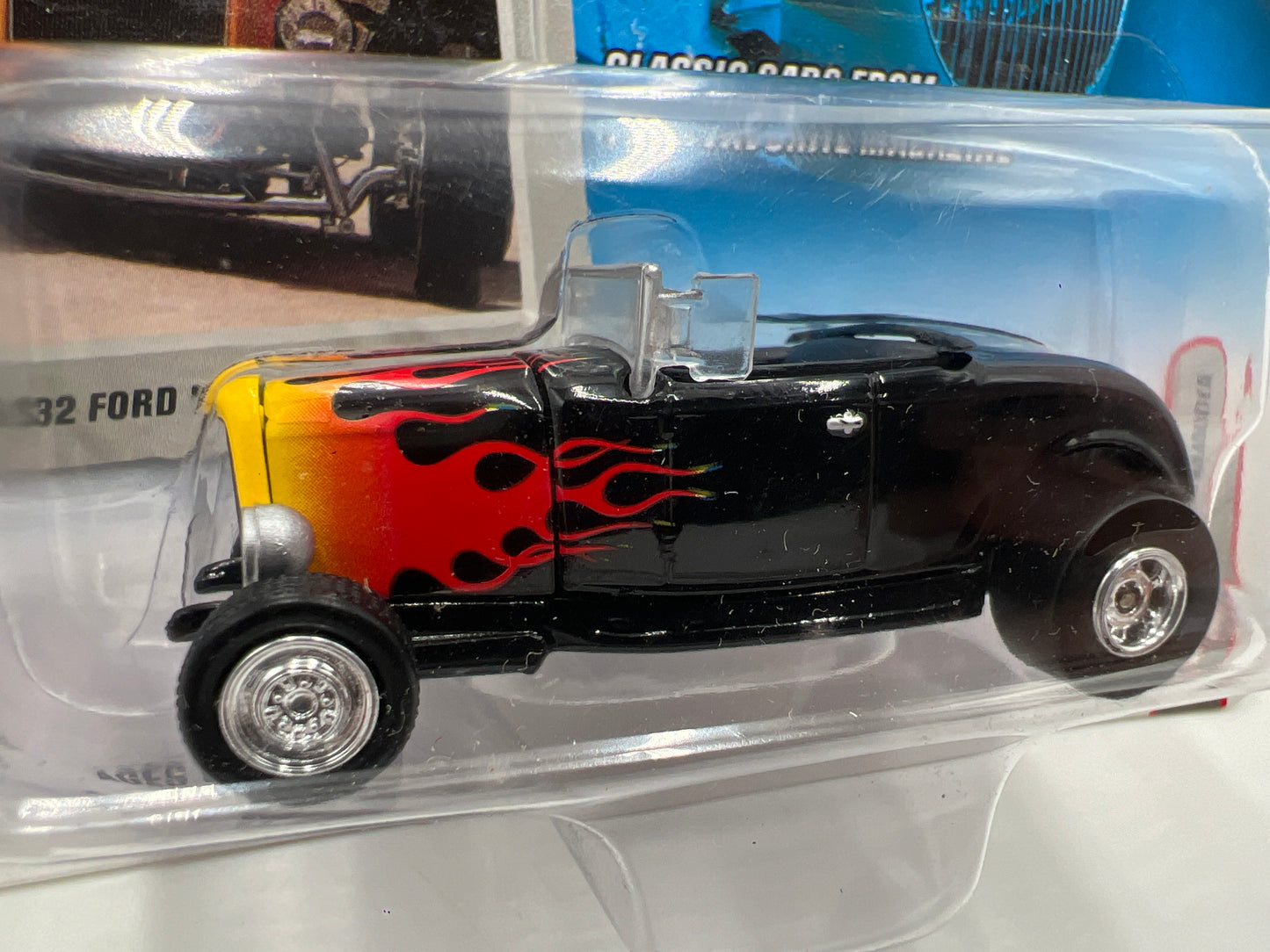 Johnny Lightning Hot Rod Magazine #1 1932 Ford Roadster Black 219B