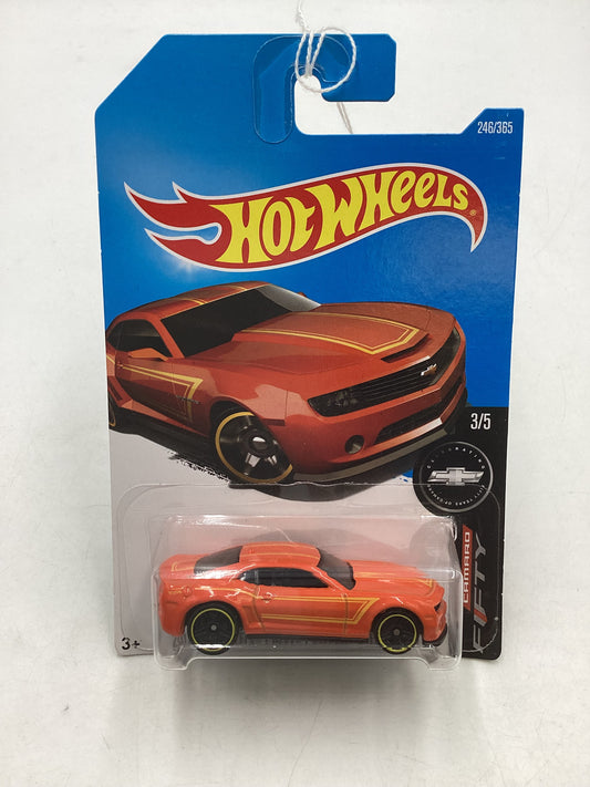 2017 Hot wheels #246 2013 Hot Wheels Camaro Special Edition Orange 1E