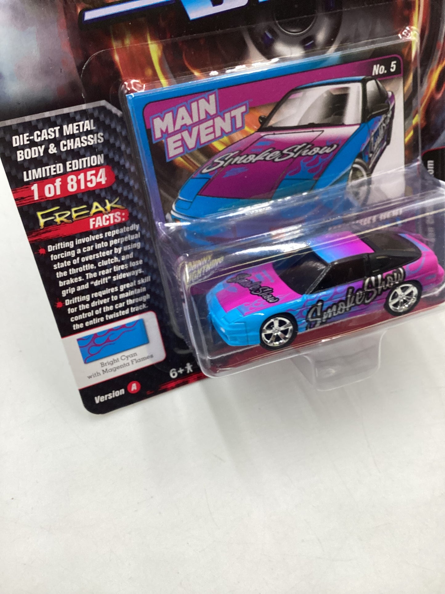 Johnny lightning Import Heat Drift 1990 Nissan 240sx Custom 221A