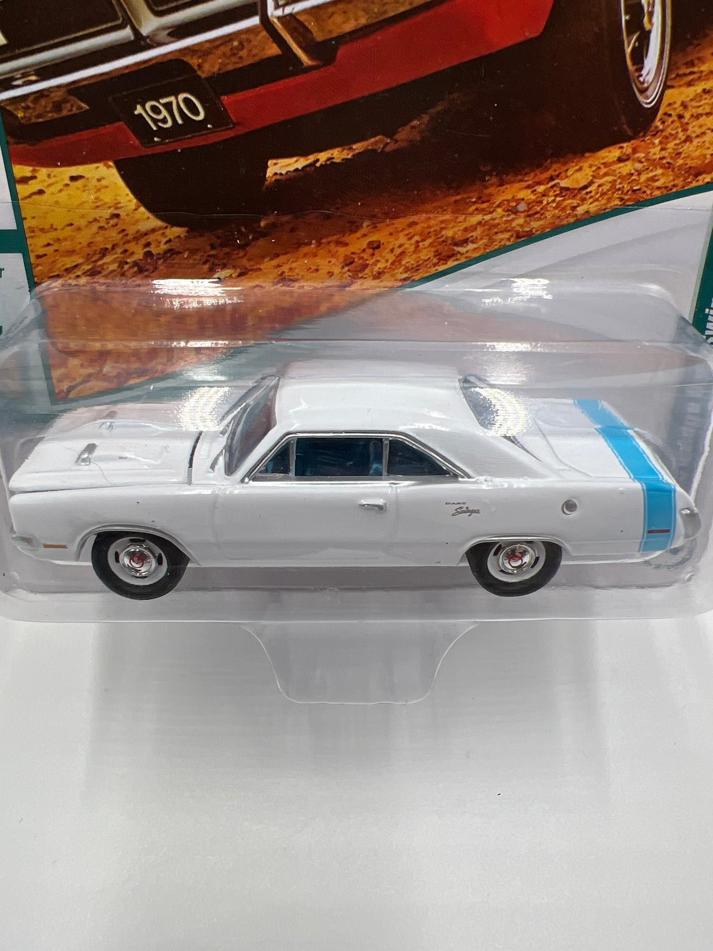 Johnny Lightning Muscle Cars U.S.A Release 3 Version A 1970 Dodge Dart Swinger 340 White 228H