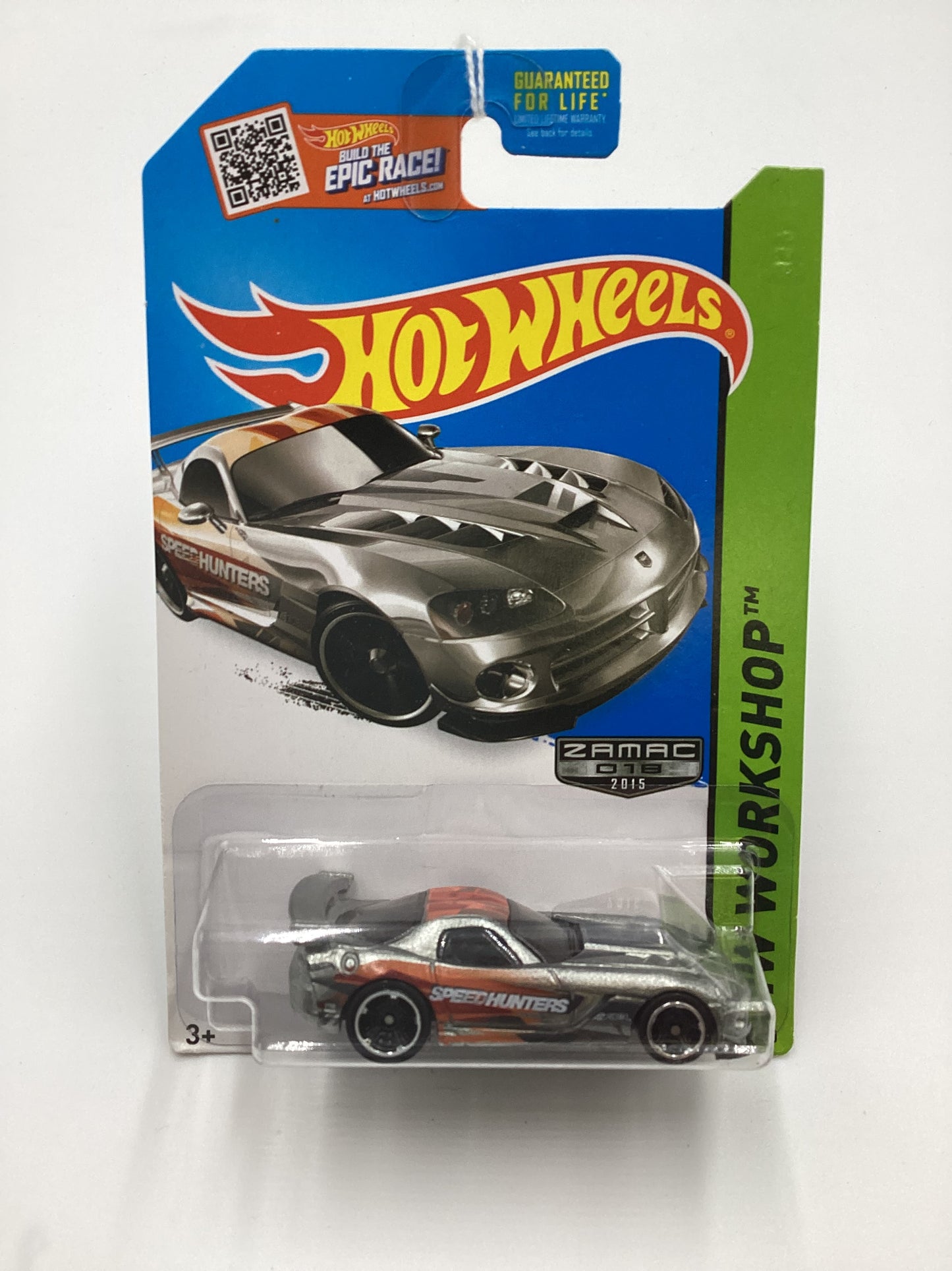 2015 Hot Wheels Zamac 018 #236 ZAMAC DODGE VIPER SRT10 ACR