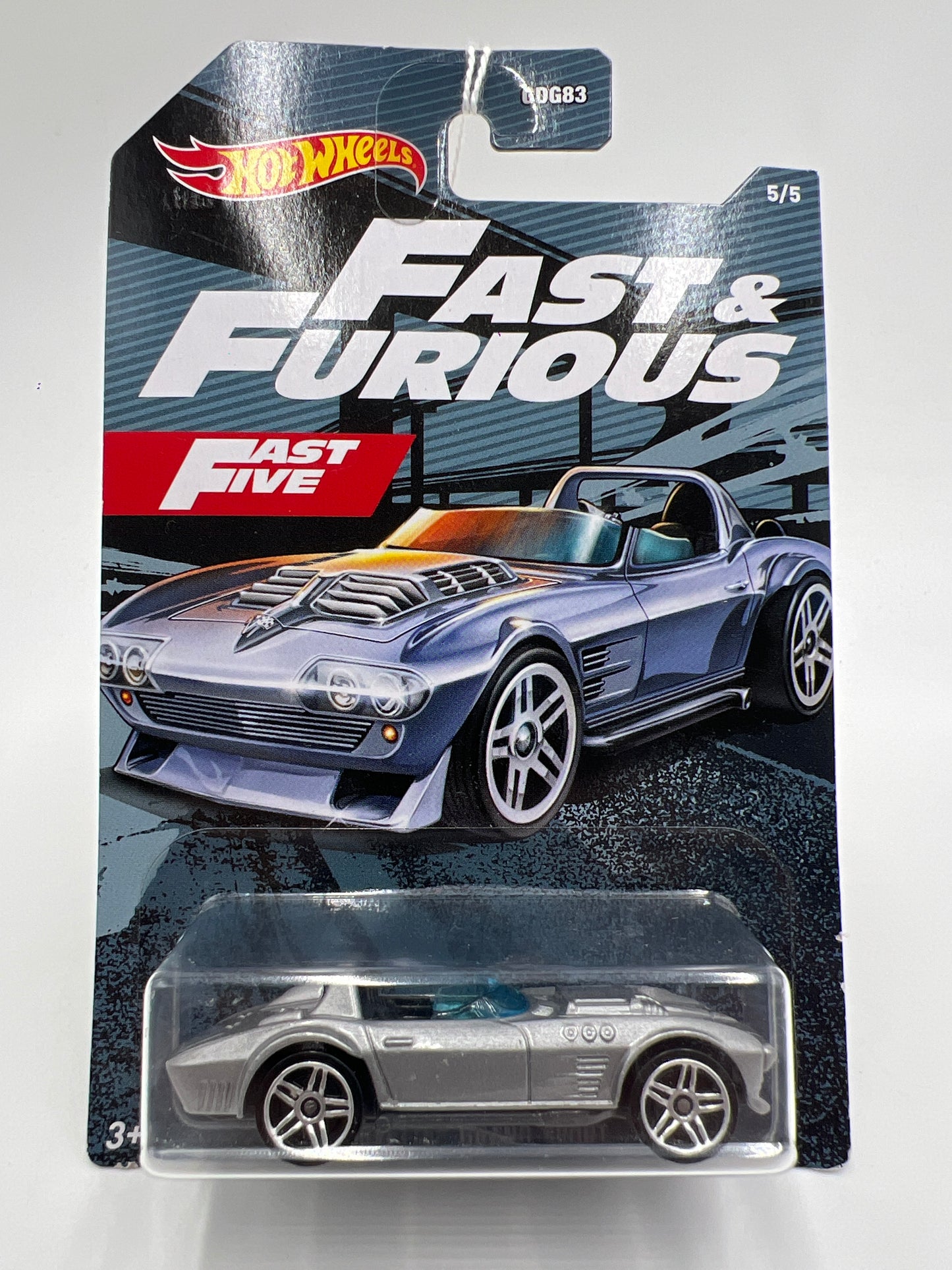 Hot Wheels Fast and Furious Fast Five #5 Corvette Grand Sport Silver 72i
