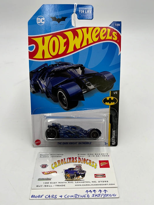 Hot Wheels 2022 Treasure Hunt The Dark Knight Batmobile #7 276F