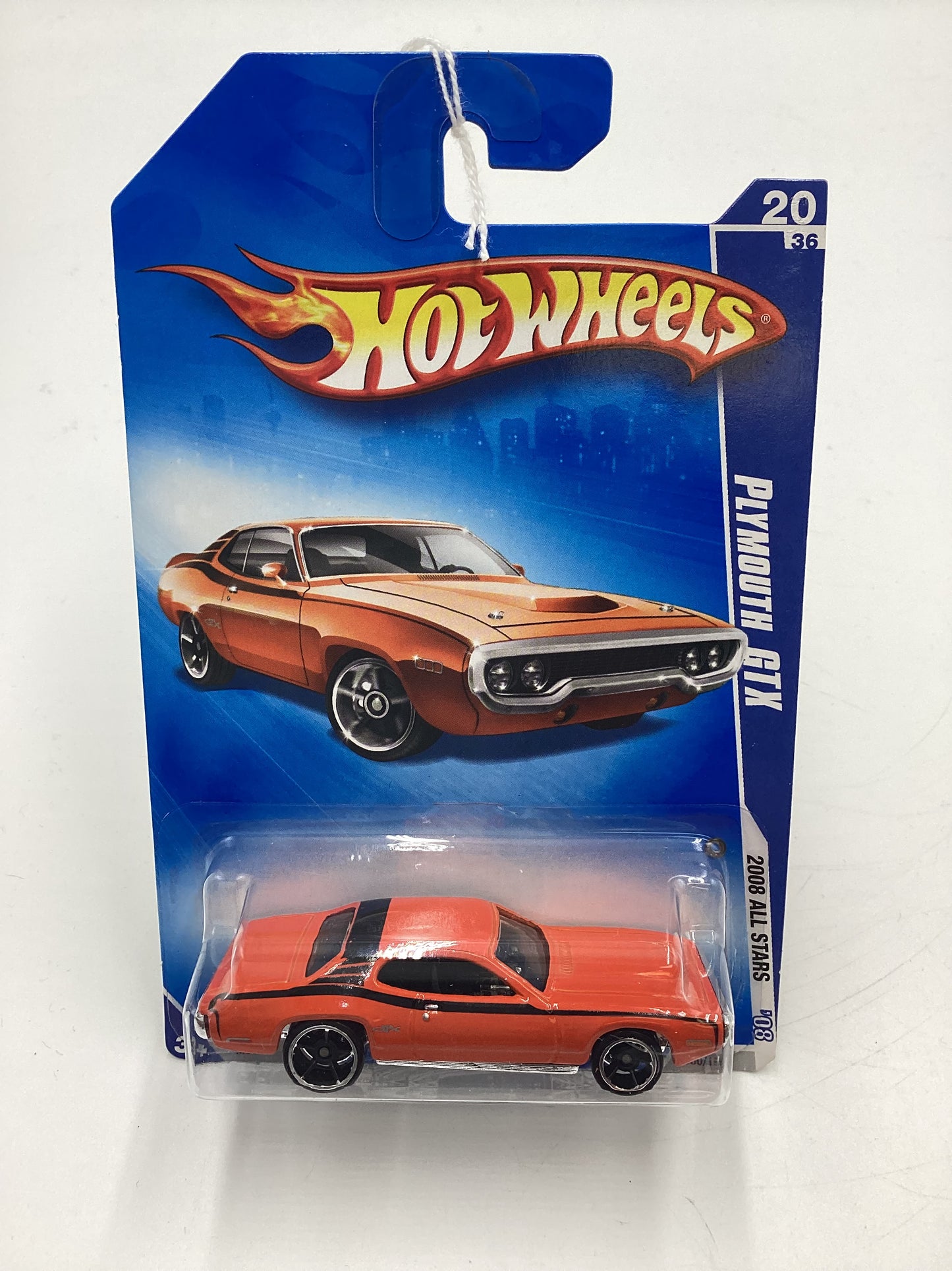 2008 Hot Wheels All Stars #60 Plymouth GTX Orange 55H