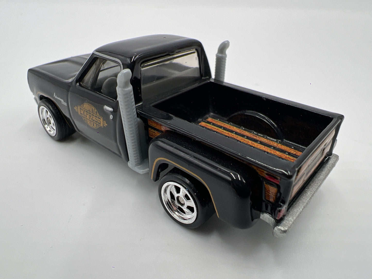Hot Wheels 1/64 Premium Diorama Set 1978 Dodge Lil Red Express Truck Black Loose