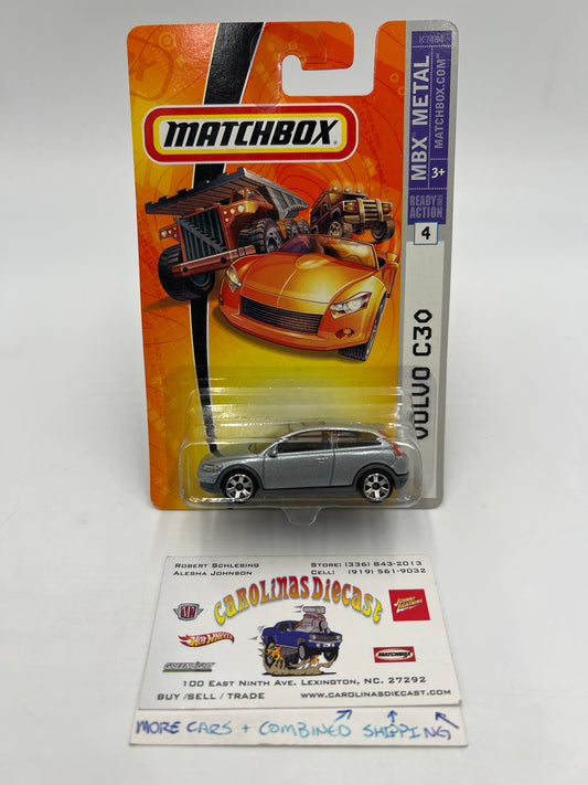 Matchbox MBX Metal #4 Volvo C30 Silver W/Protector