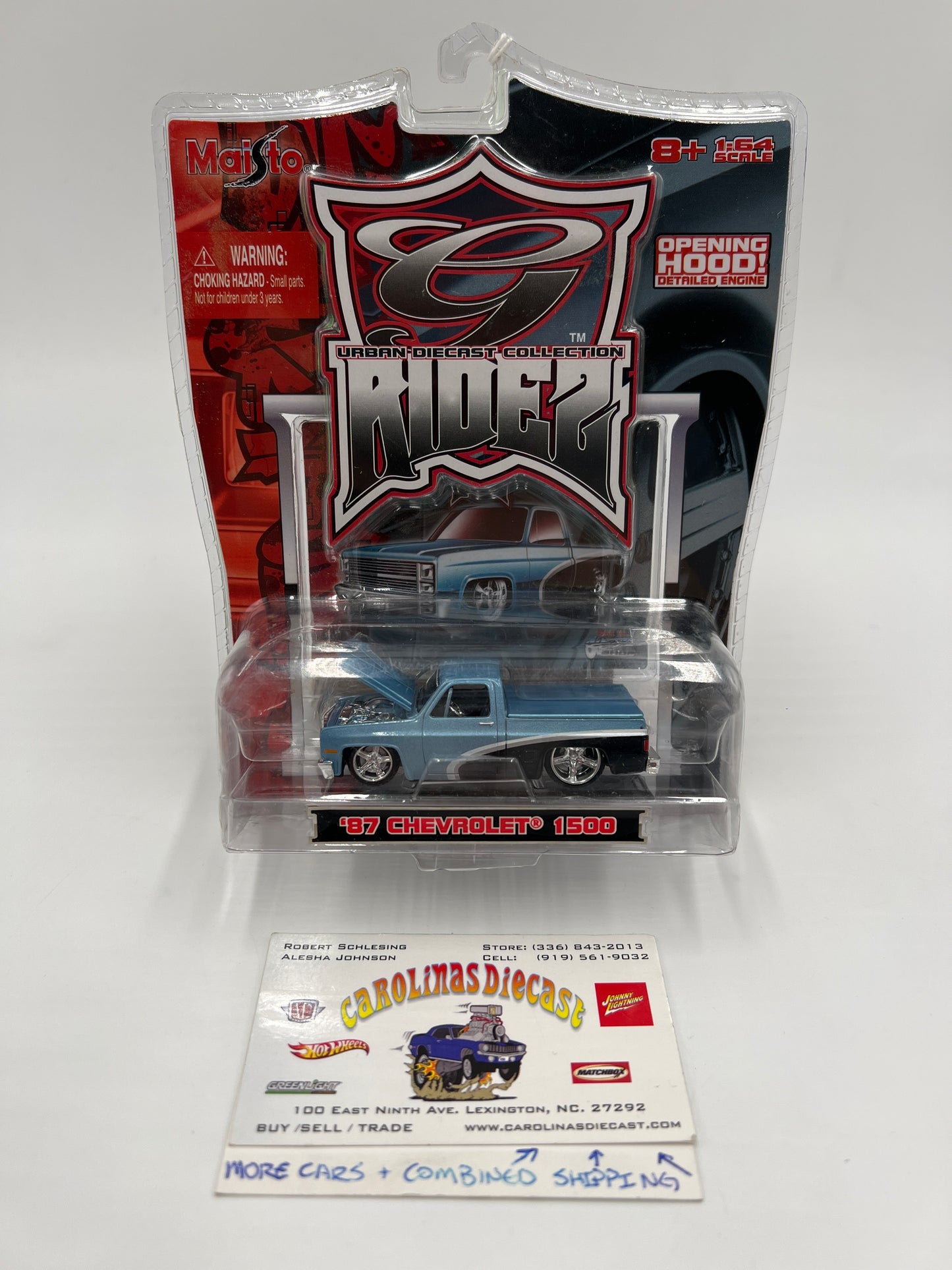 2006 Maisto G Ridez 87 Chevrolet 1500 Light Blue