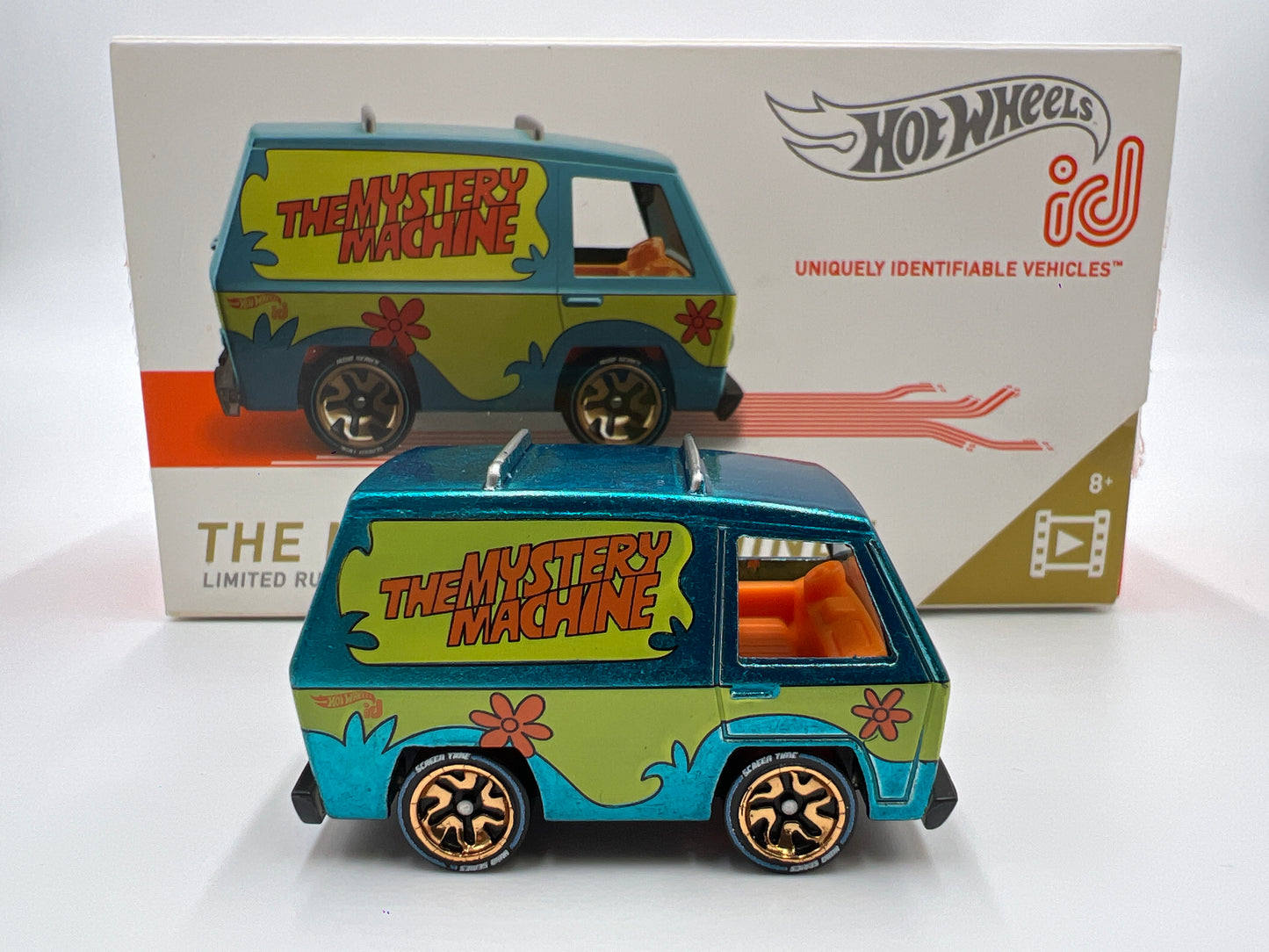 Hot Wheels iD Screen Time Series 1 #5 The Mystery Machine Light Blue Opened