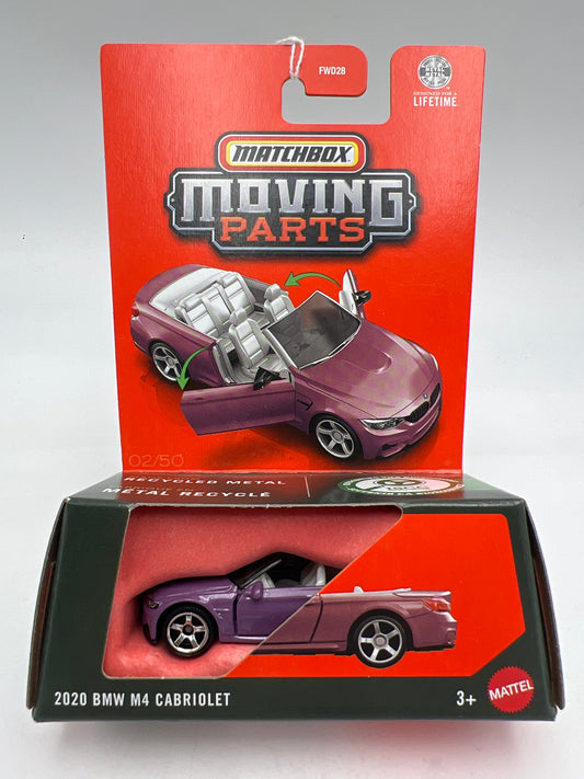2025 Matchbox Moving Parts #2 2020 BMW M4 Cabriolet Purple
