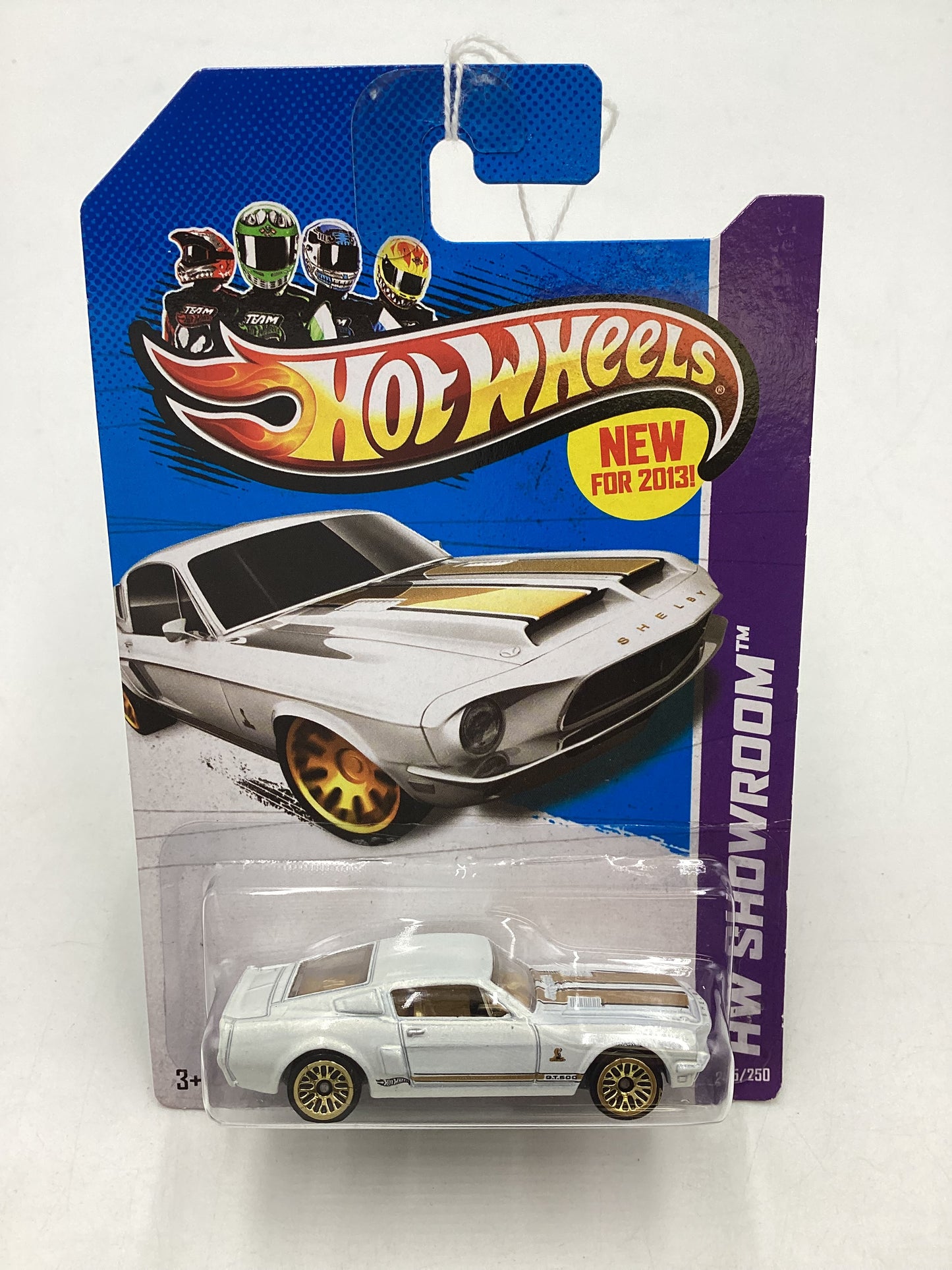 2013 Hot Wheels #245 68 Shelby GT500 White 20H